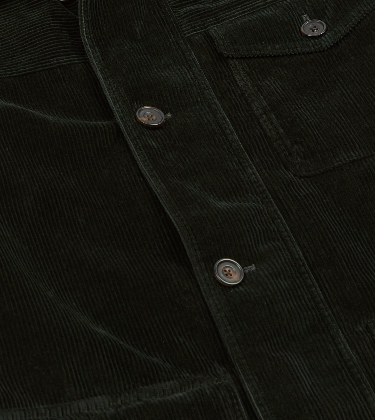 Dark Green Corduroy Ranger Coat