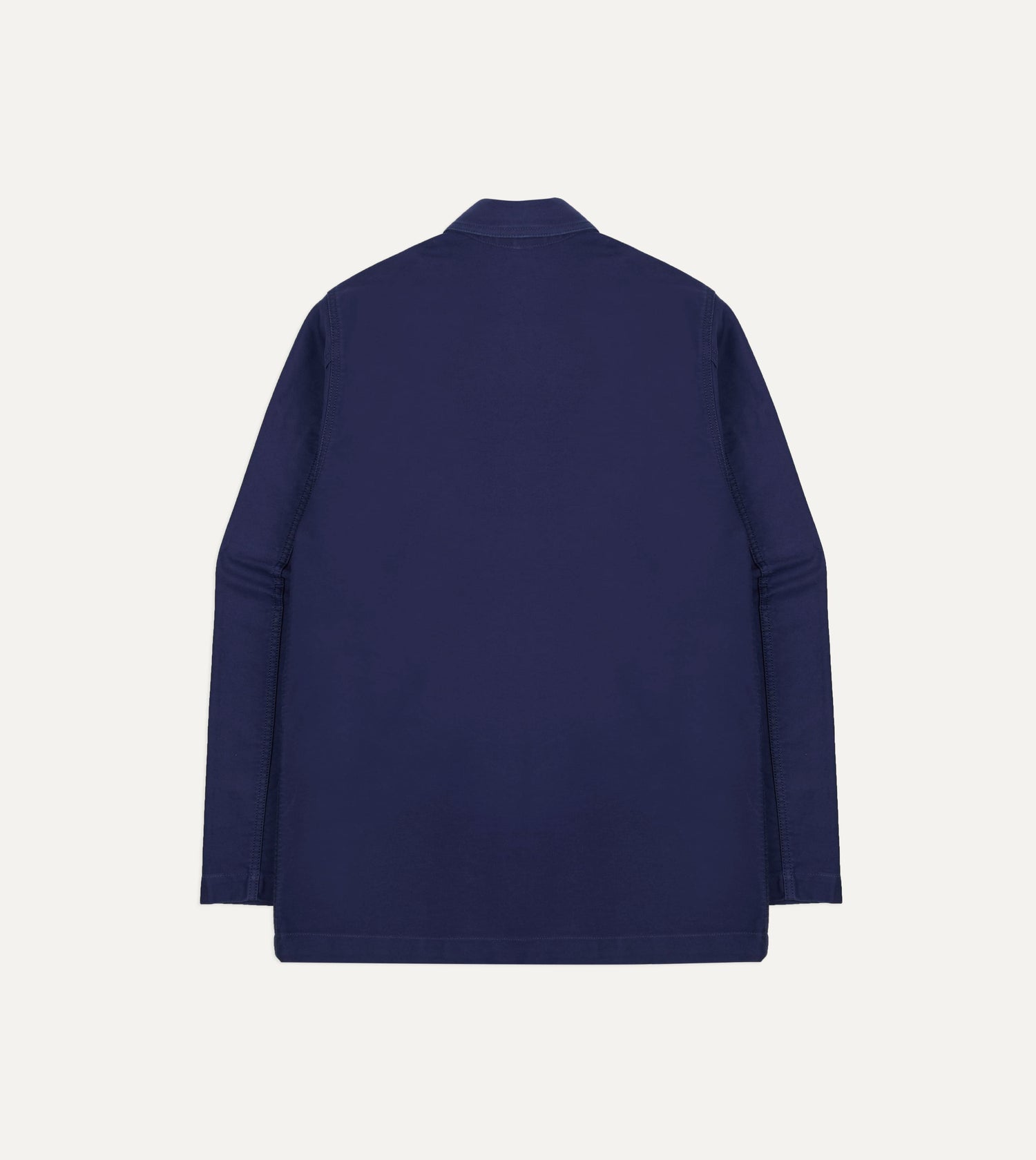 Navy Moleskin Mitred Chore Jacket