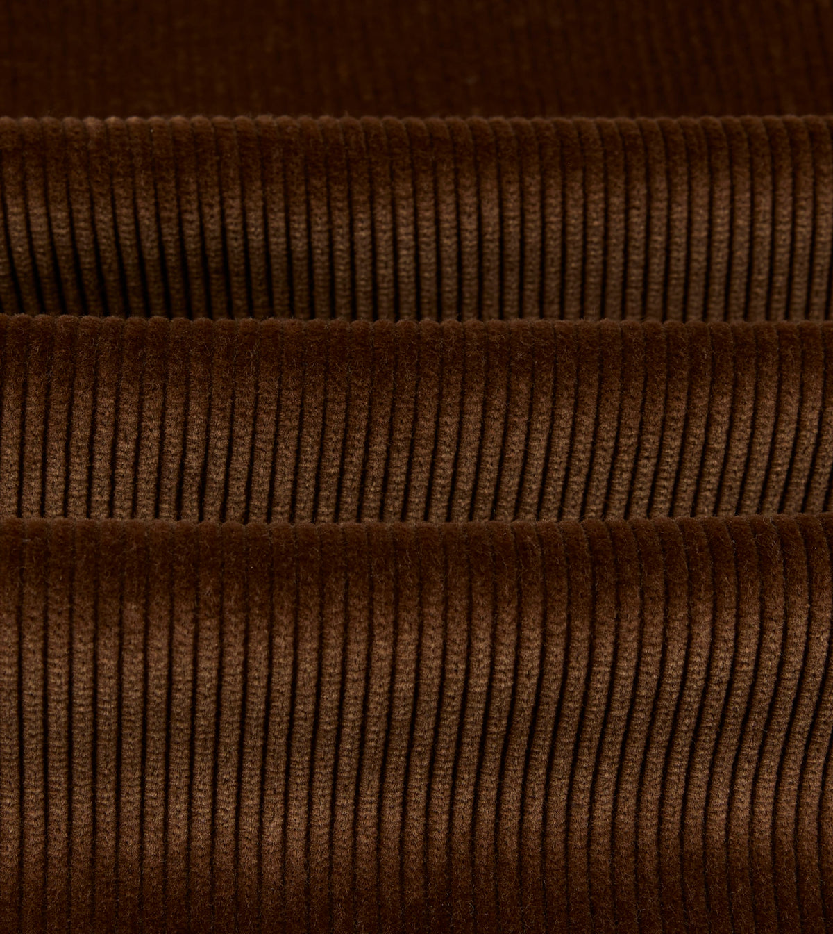 Brown Corduroy Double-Breasted Chore Coat