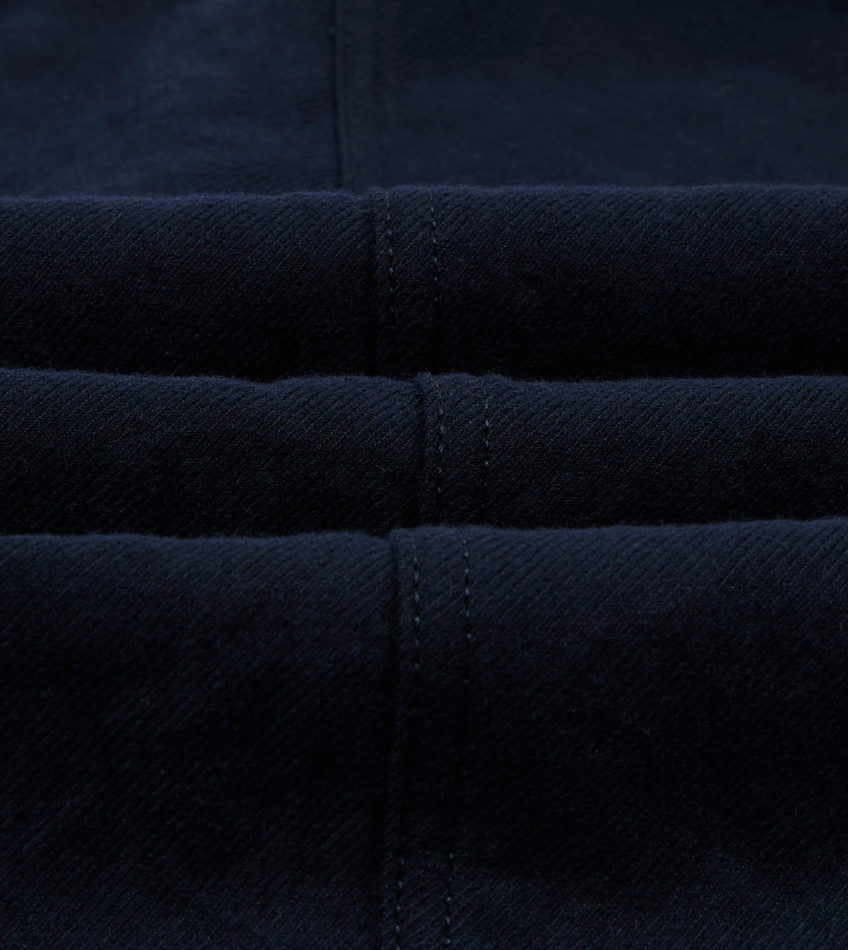 Navy Wool-Cotton Artist Chore Jacket