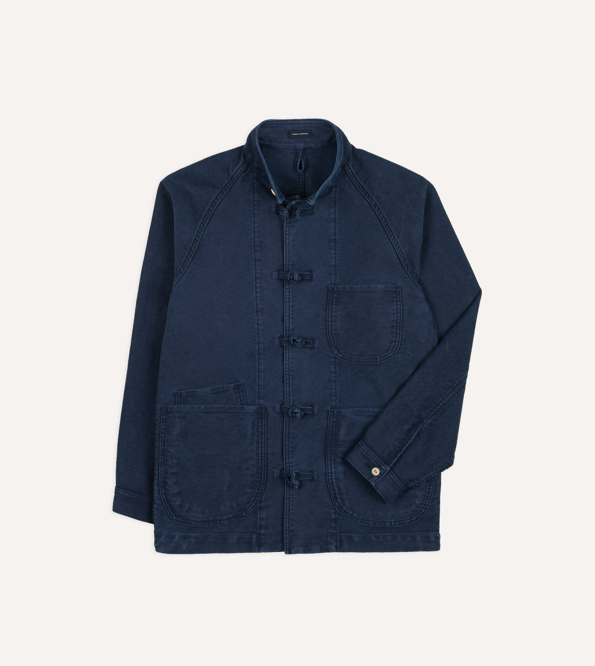 Navy Moleskin Artist Chore Jacket