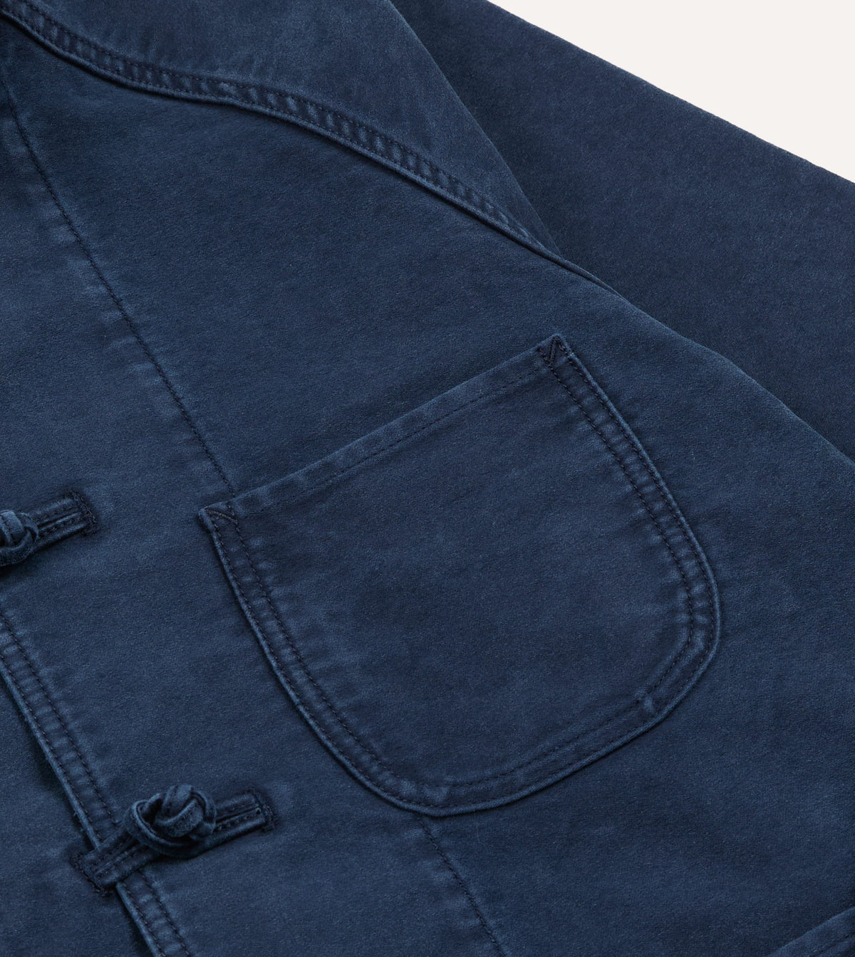Navy Moleskin Artist Chore Jacket