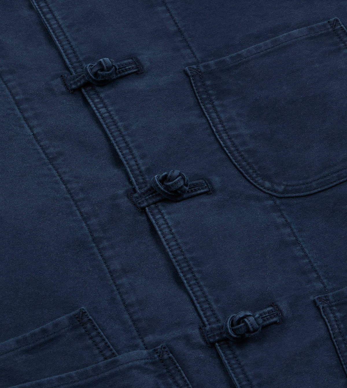 Navy Moleskin Artist Chore Jacket