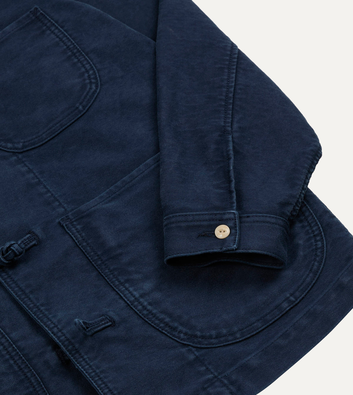 Navy Moleskin Artist Chore Jacket