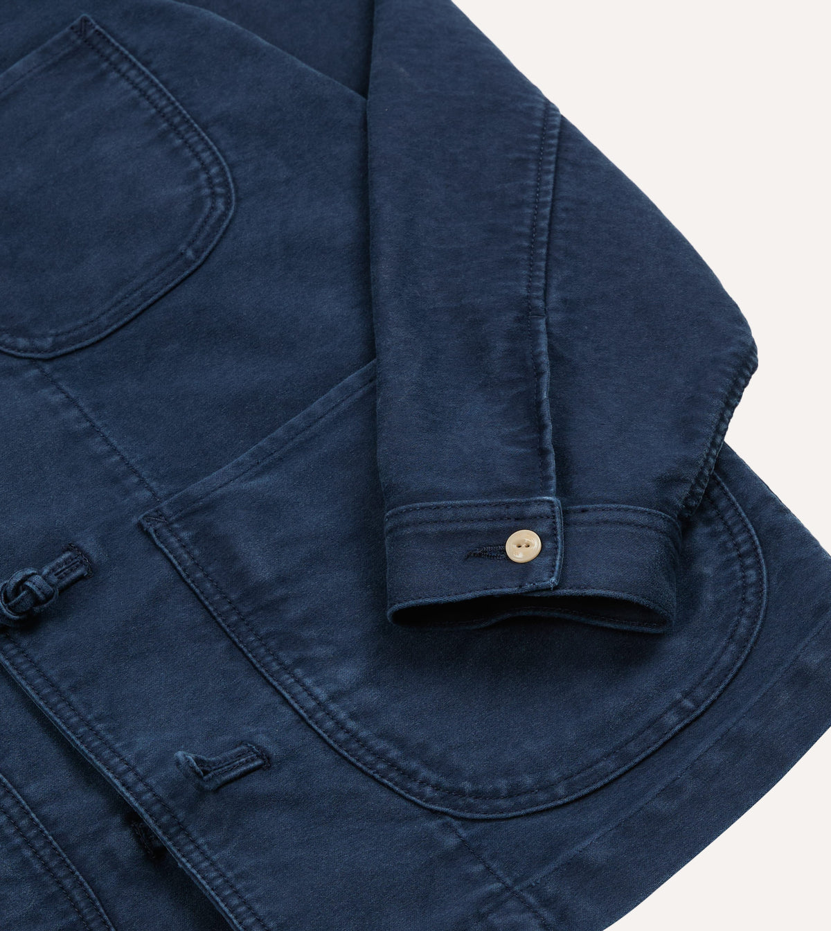 Navy Moleskin Artist Chore Jacket