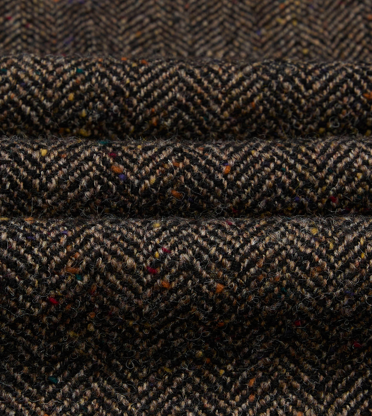 Brown Herringbone Tweed Woodward Jacket
