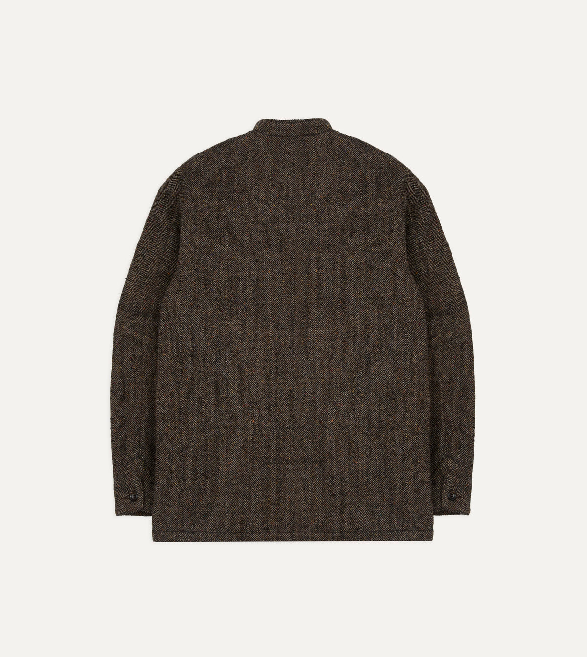 Brown Herringbone Tweed Woodward Jacket