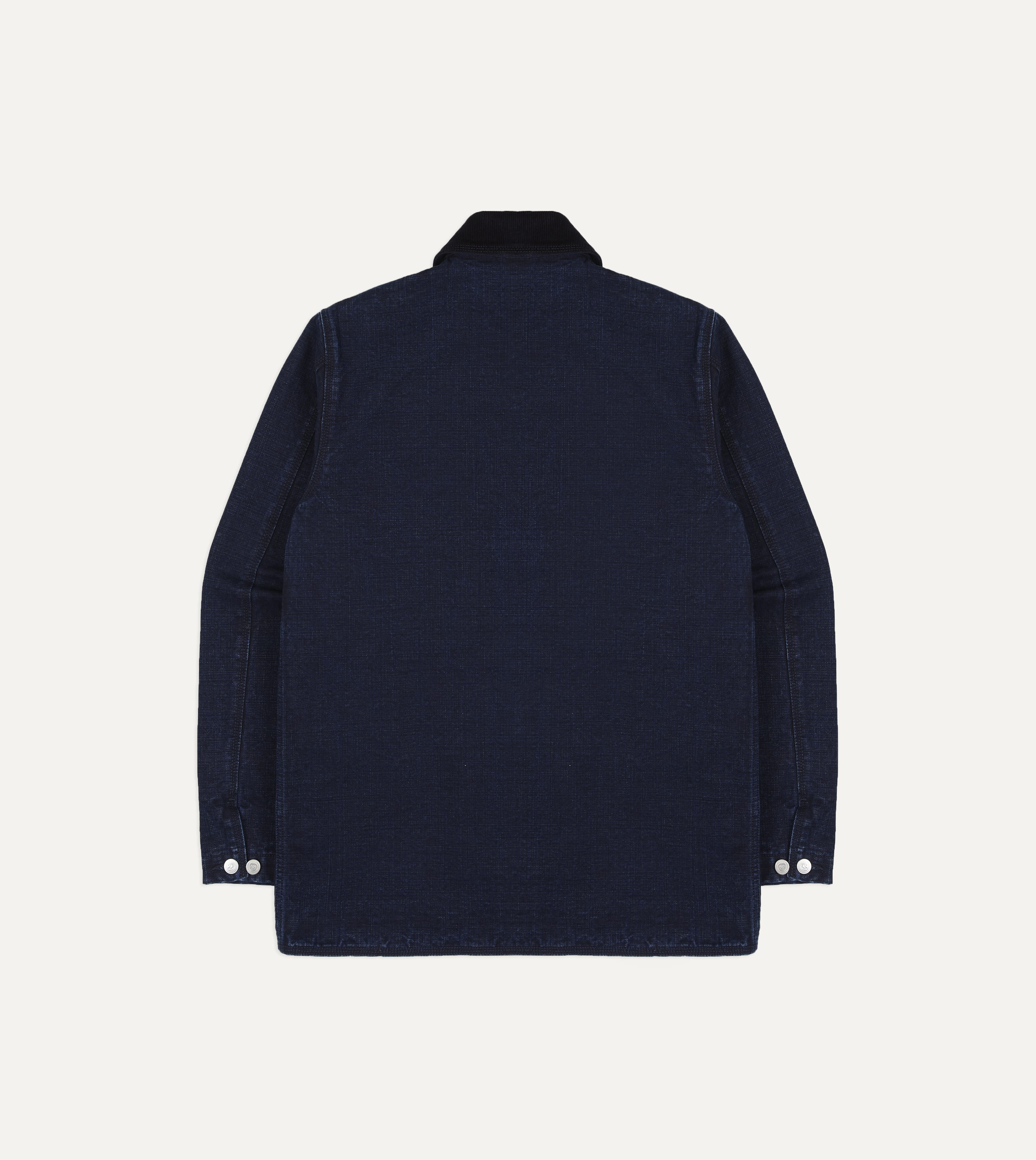 Indigo Denim Lined Chore Jacket
