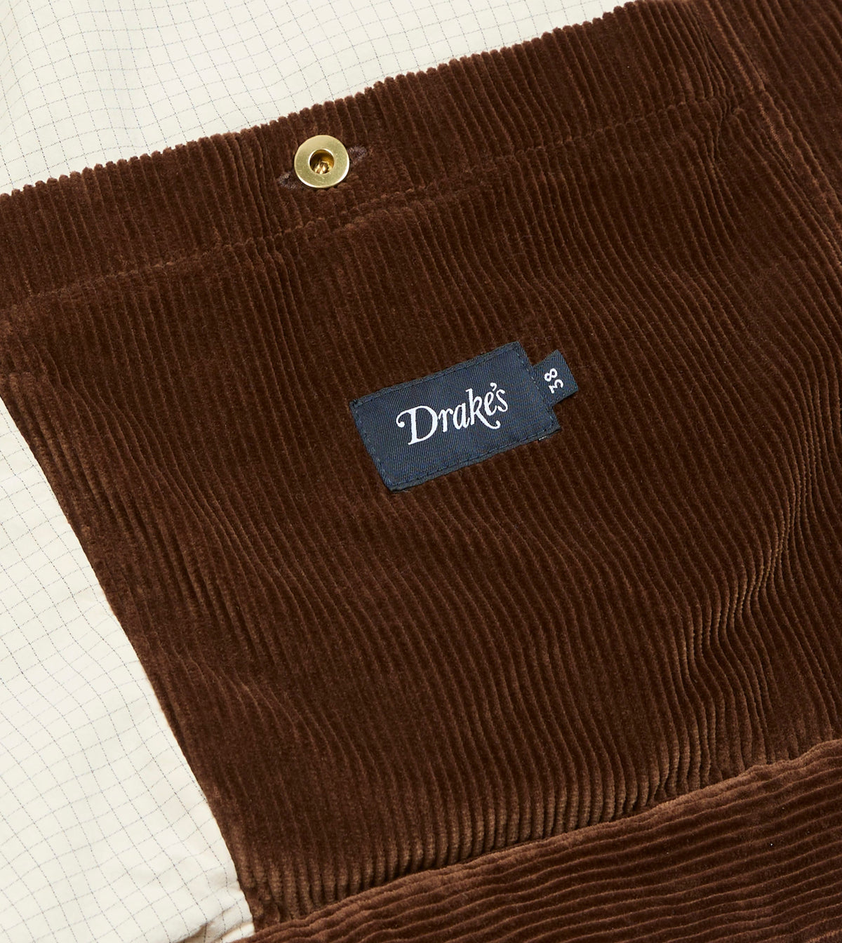 Tobacco Corduroy Trucker Jacket