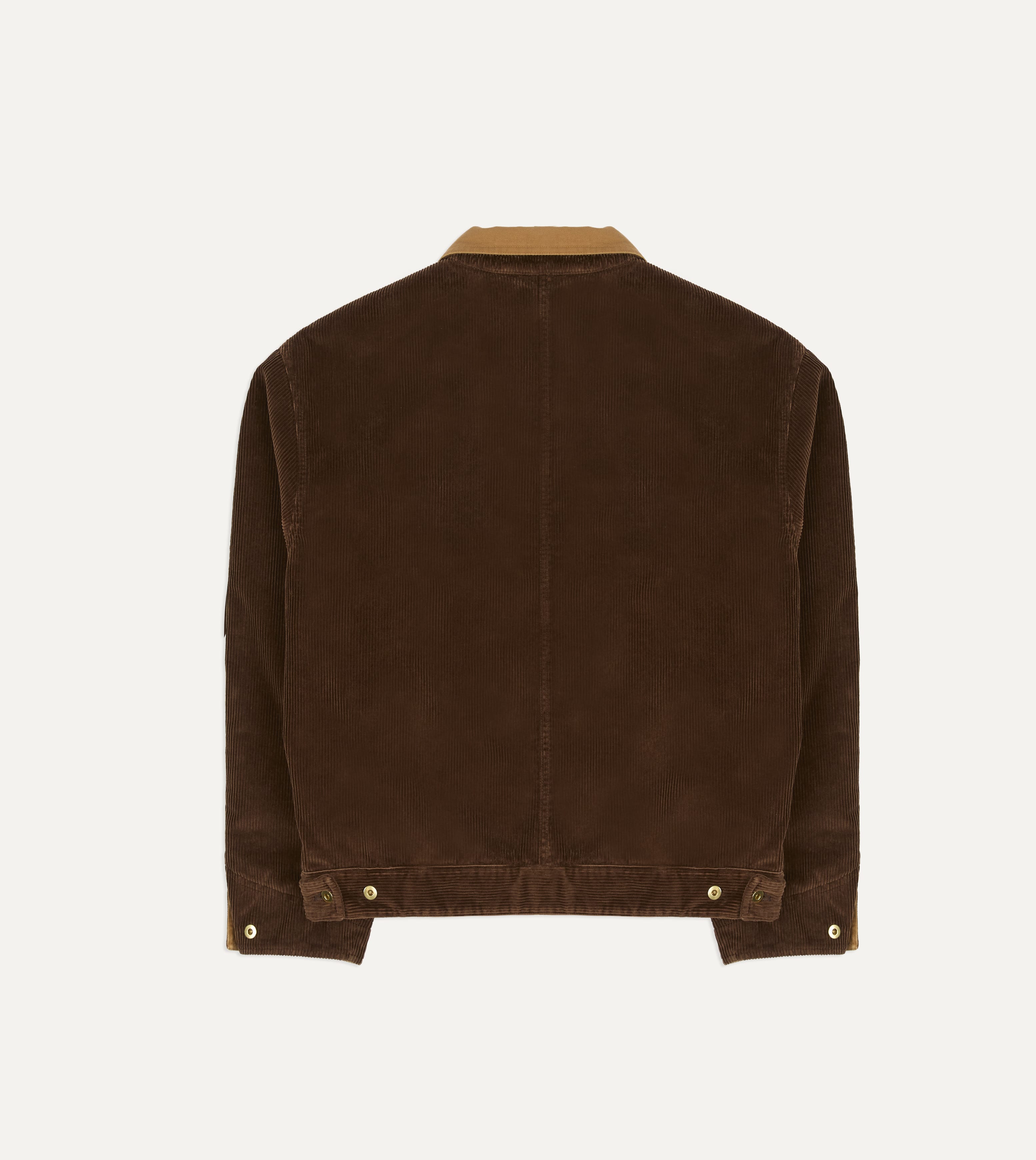 Tobacco Corduroy Trucker Jacket