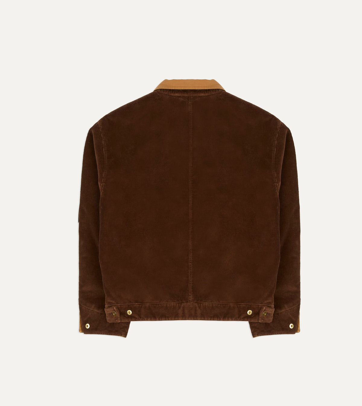 Tobacco Corduroy Trucker Jacket
