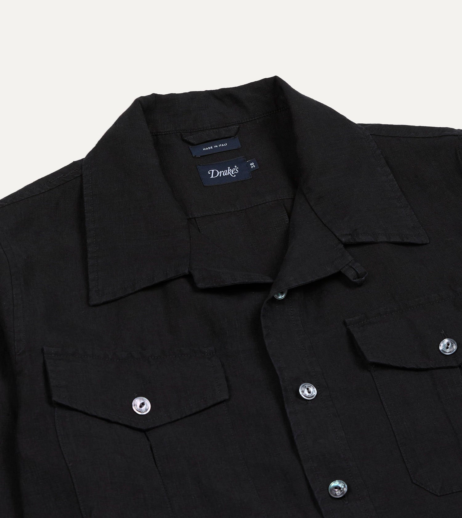 Black Linen Games Tunic