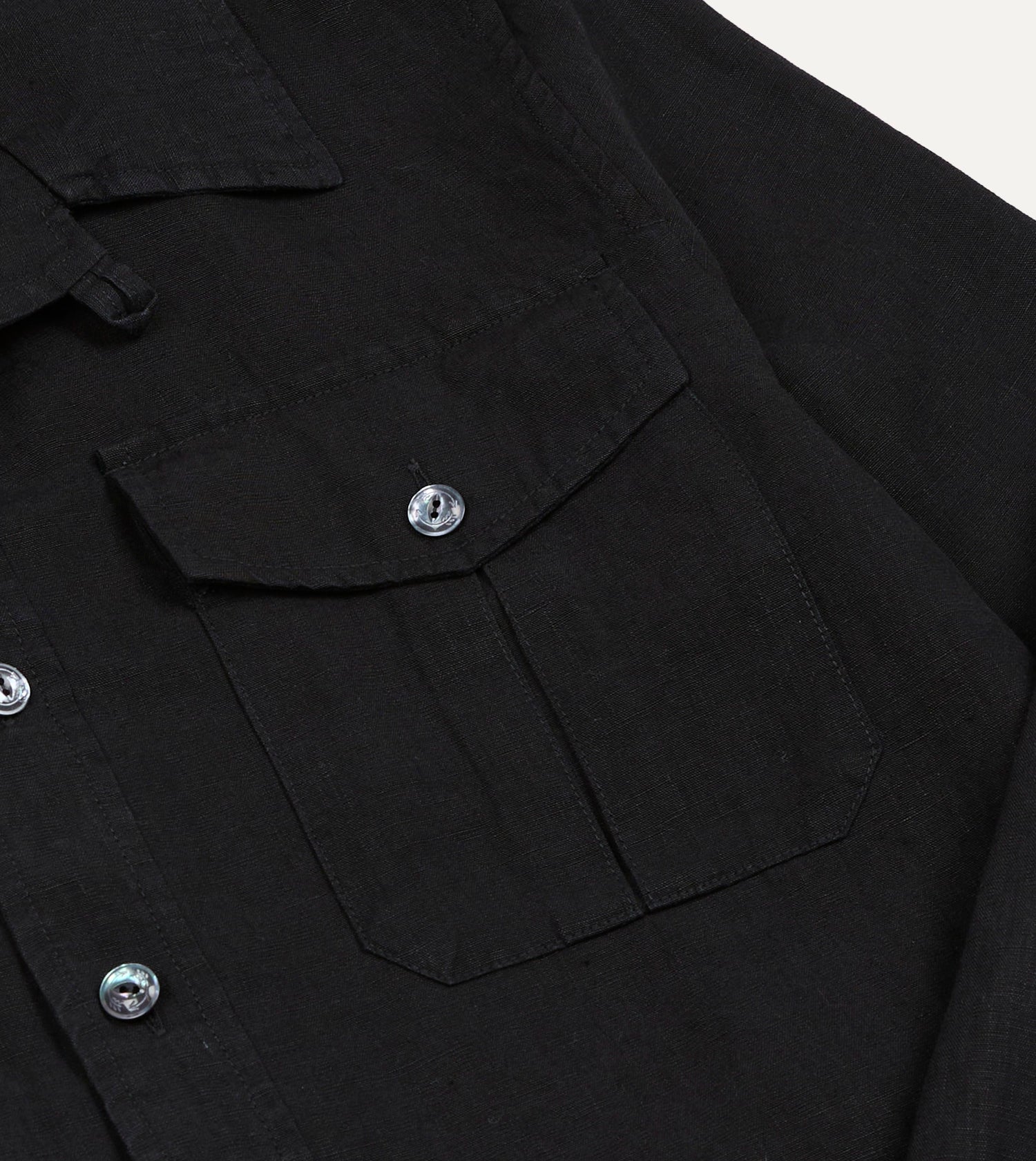 Black Linen Games Tunic