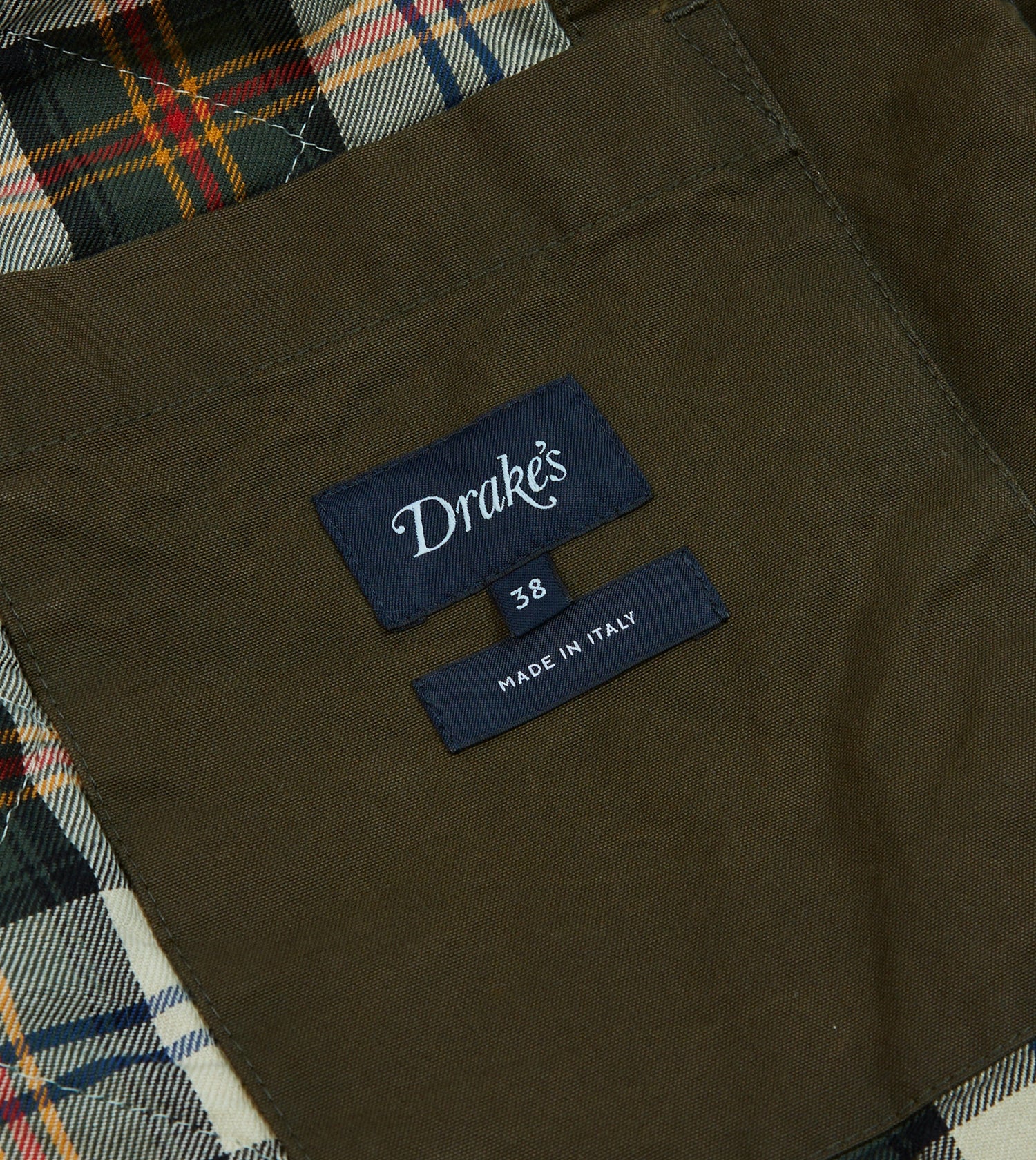 Green Waxed Cotton Wader Jacket with Blanket Lining