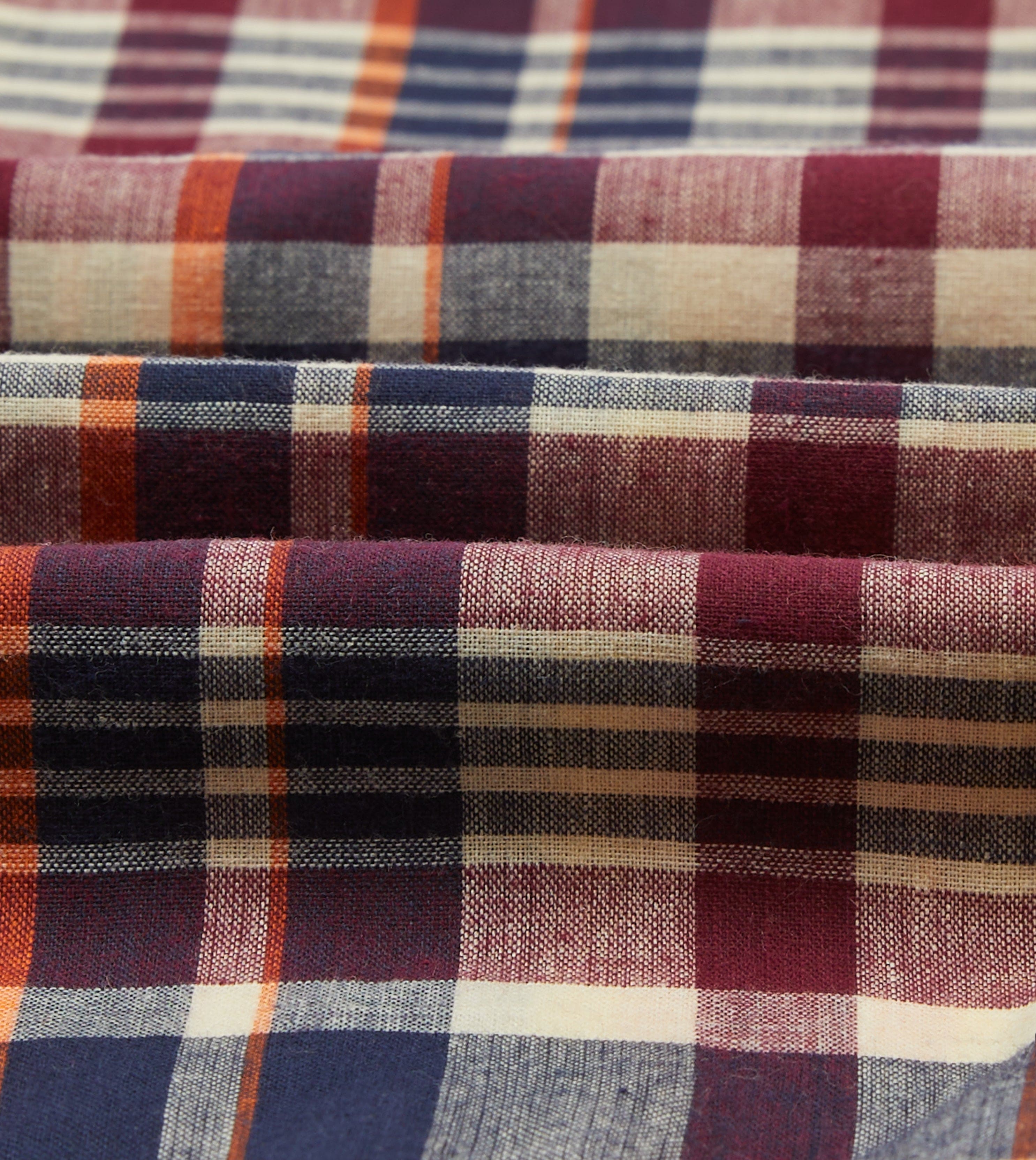 Waxed Madras Cotton Tennis Blouson Jacket