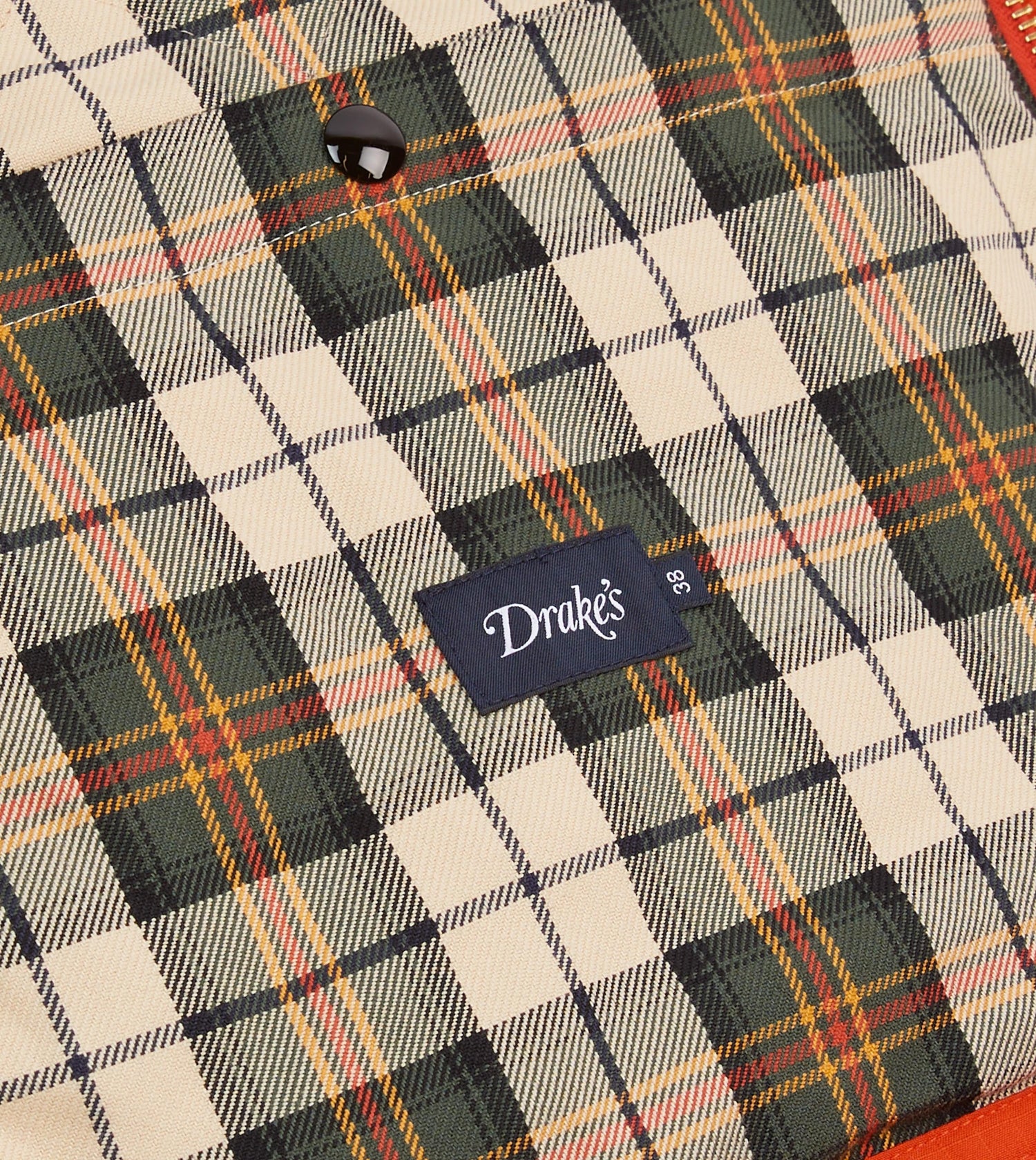 Orange Waxed Cotton Wader Jacket