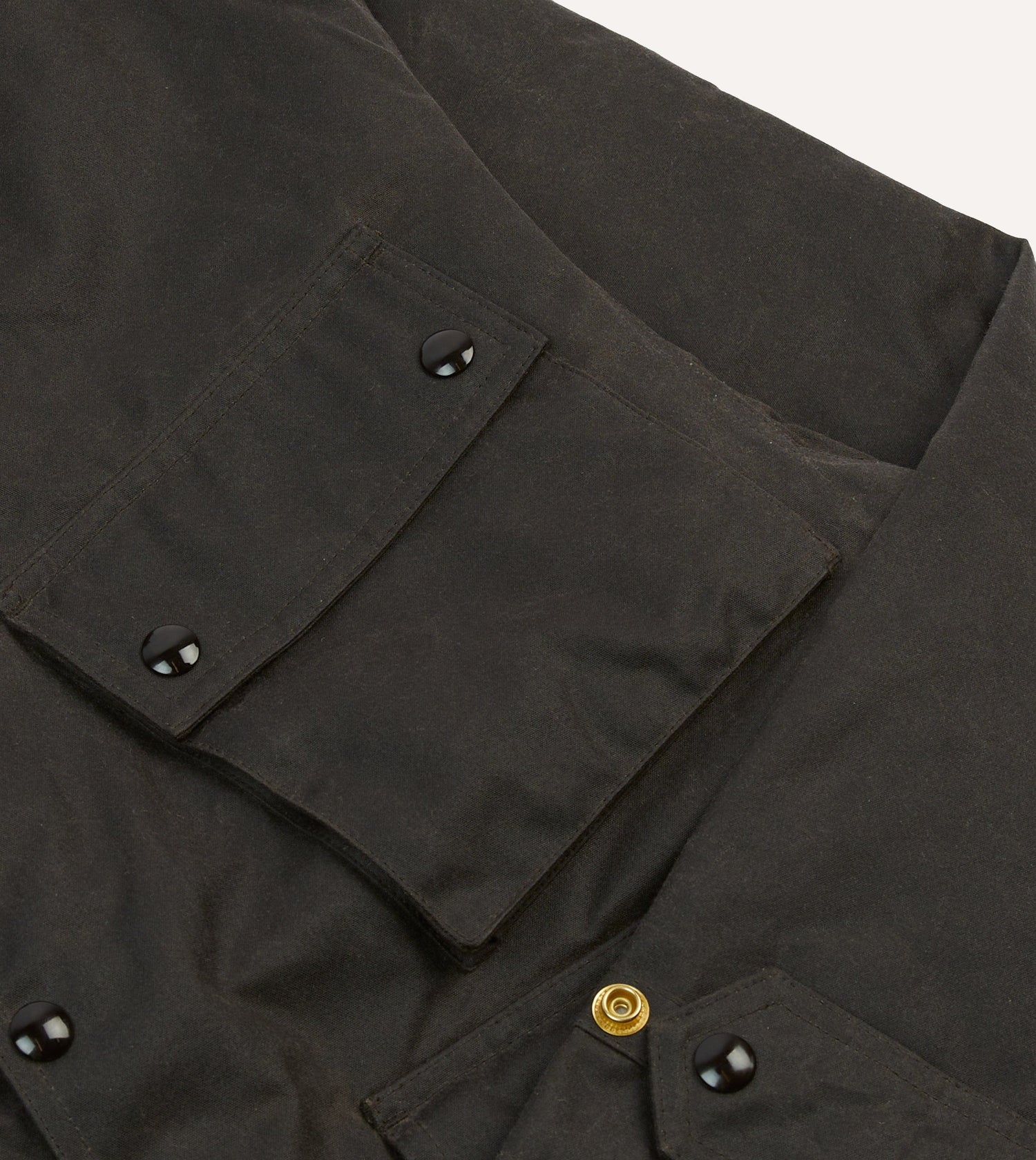 Brown Waxed Cotton Wader Jacket