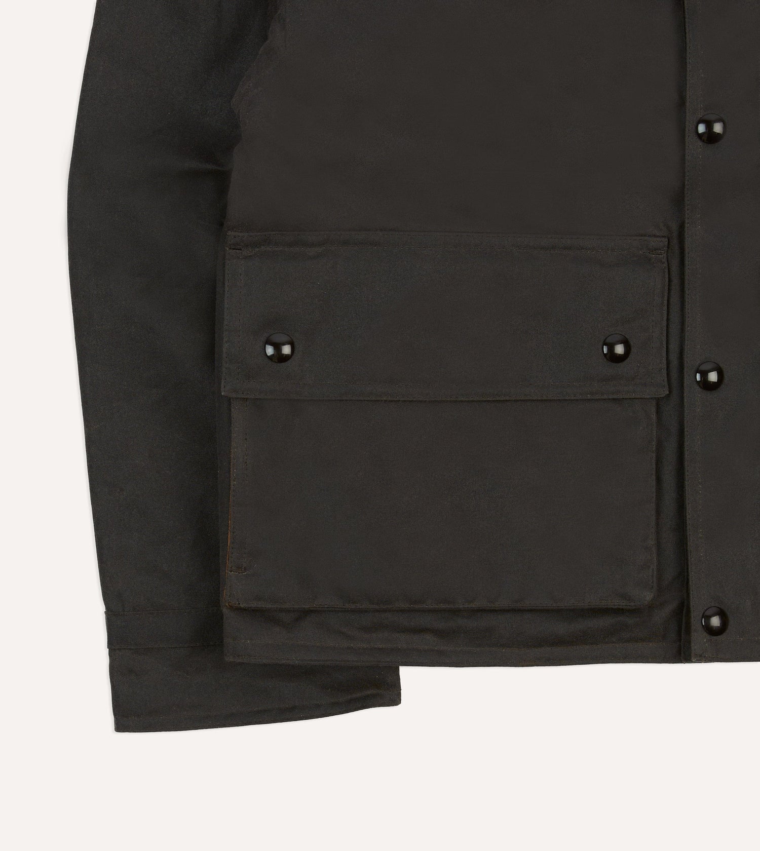 Brown Waxed Cotton Wader Jacket