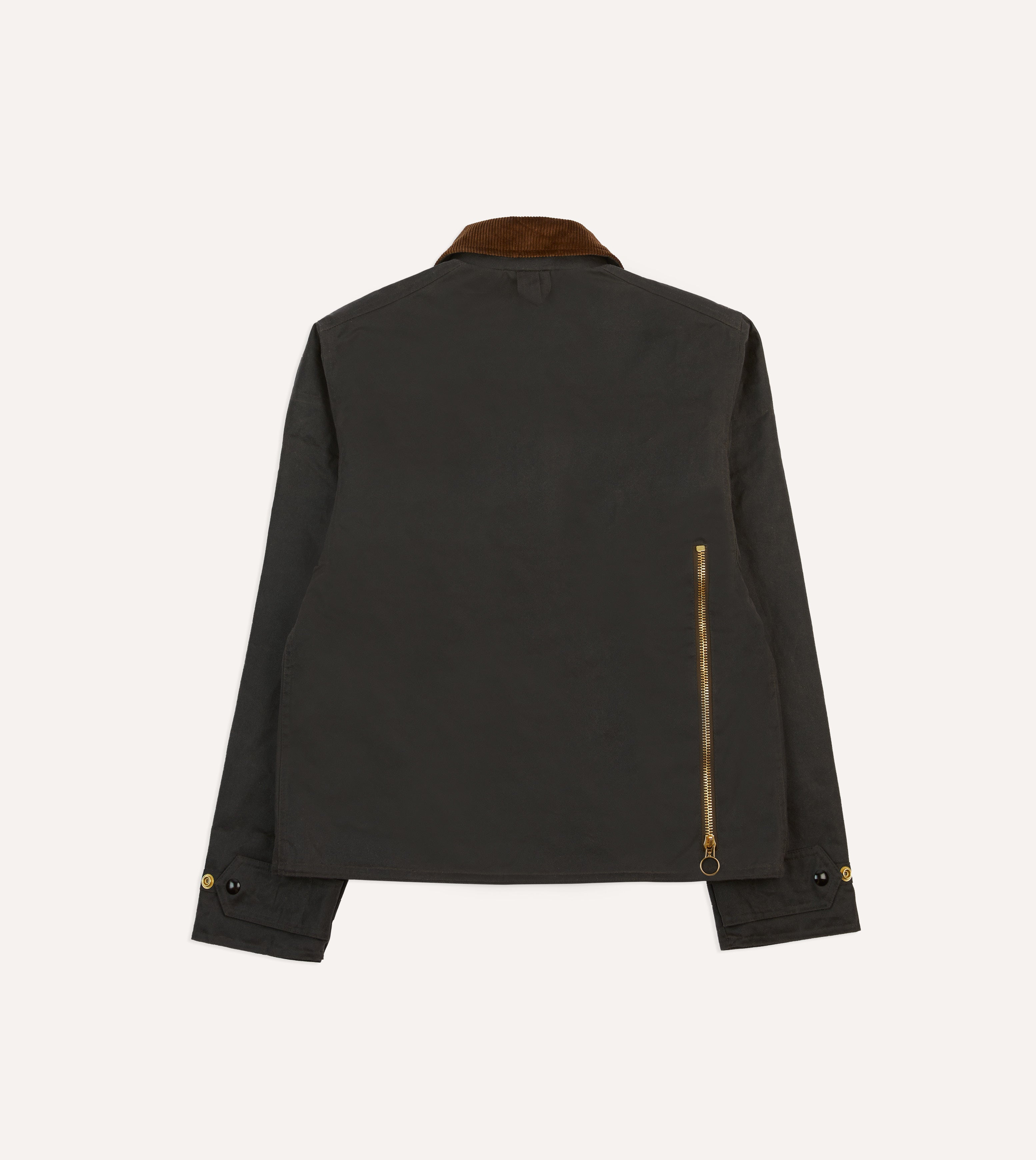 Brown Waxed Cotton Wader Jacket