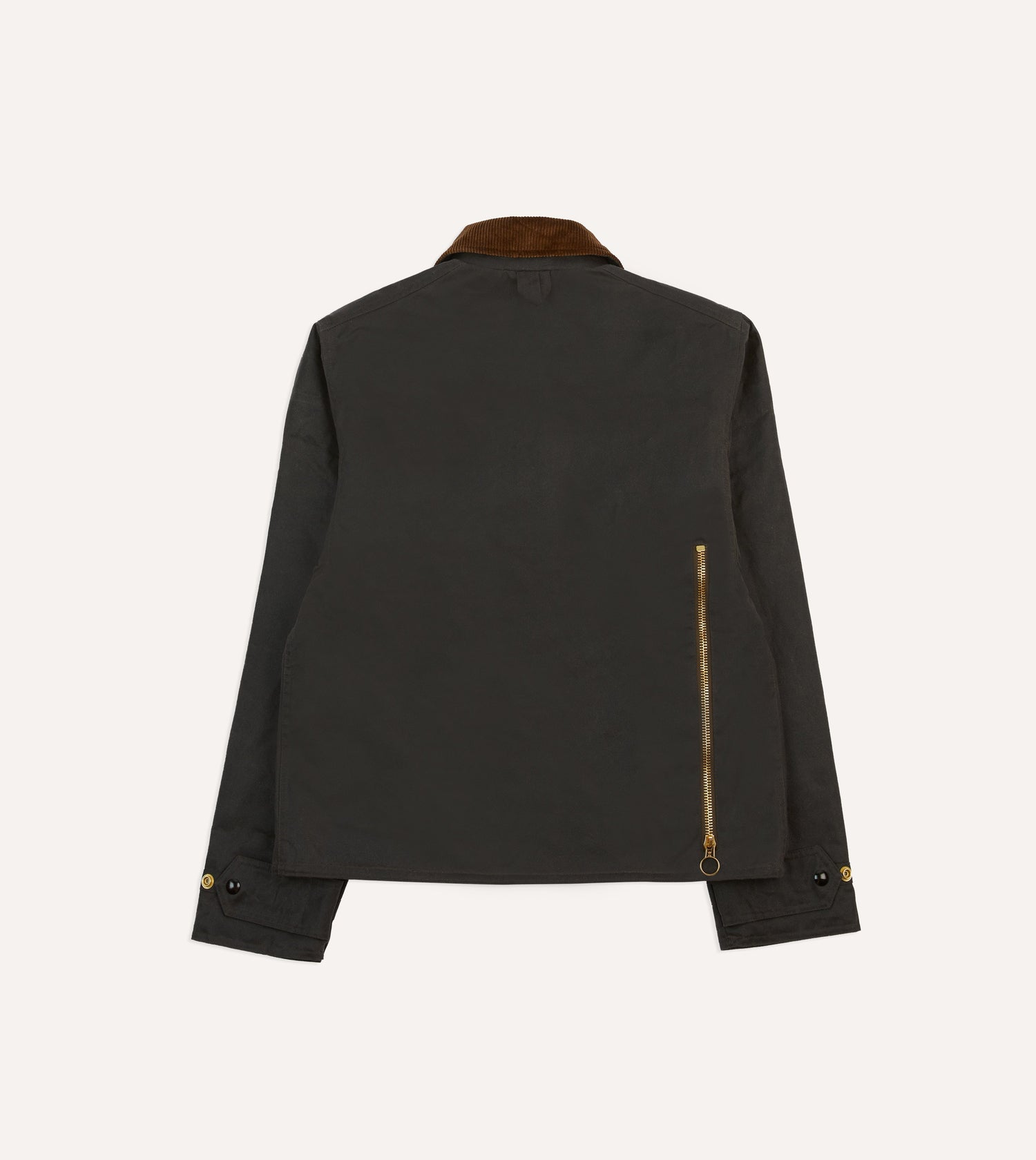 Brown Waxed Cotton Wader Jacket