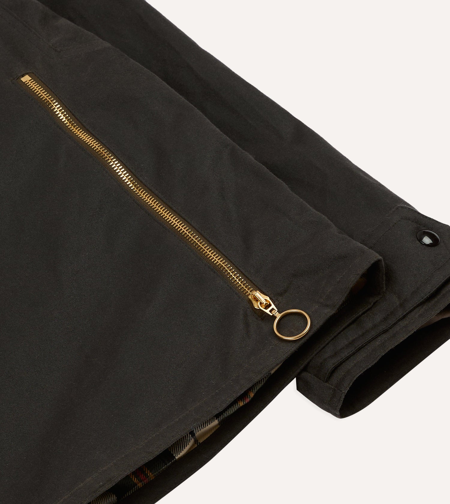 Brown Waxed Cotton Wader Jacket