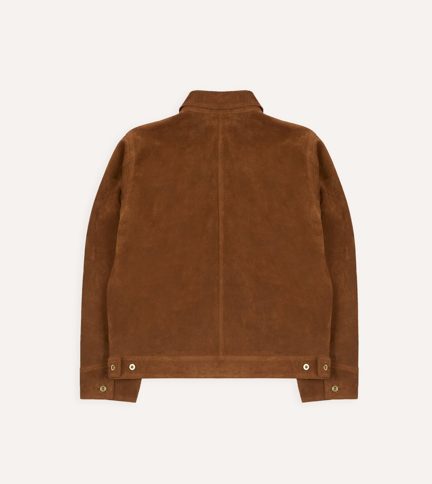 Snuff Raw Suede Blouson Jacket