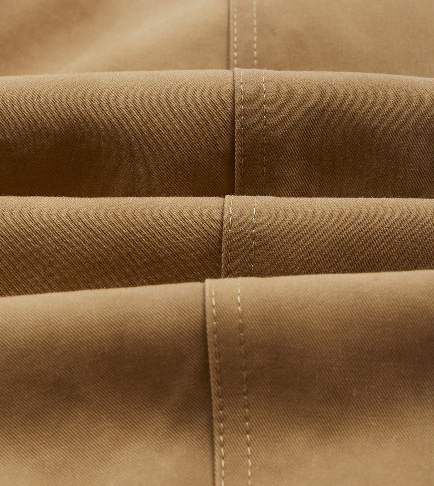 Light Brown Cotton Gabardine Barn Jacket