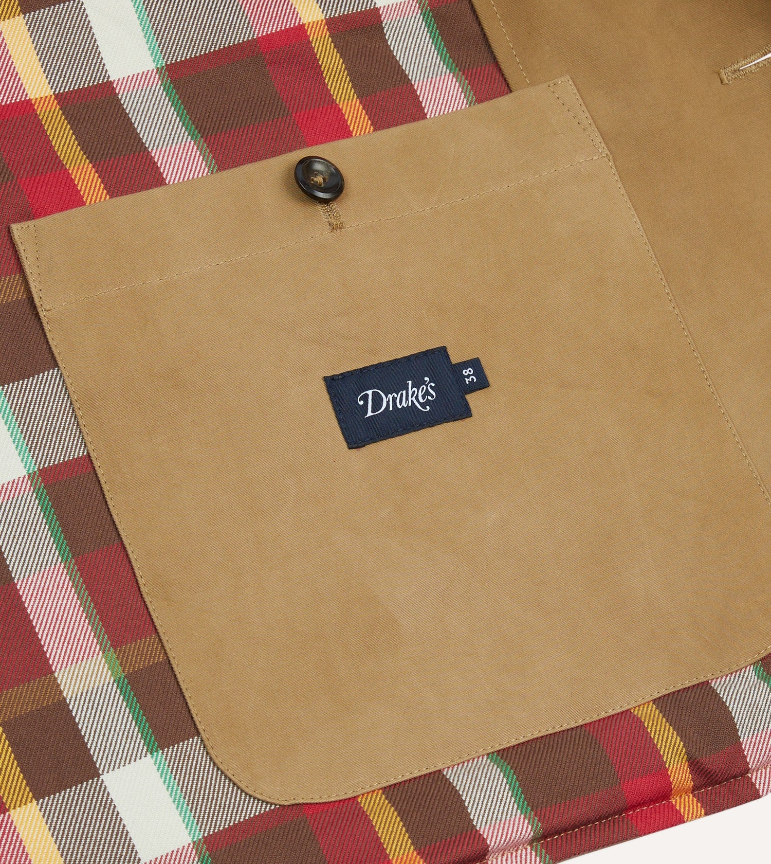 Light Brown Cotton Gabardine Barn Jacket