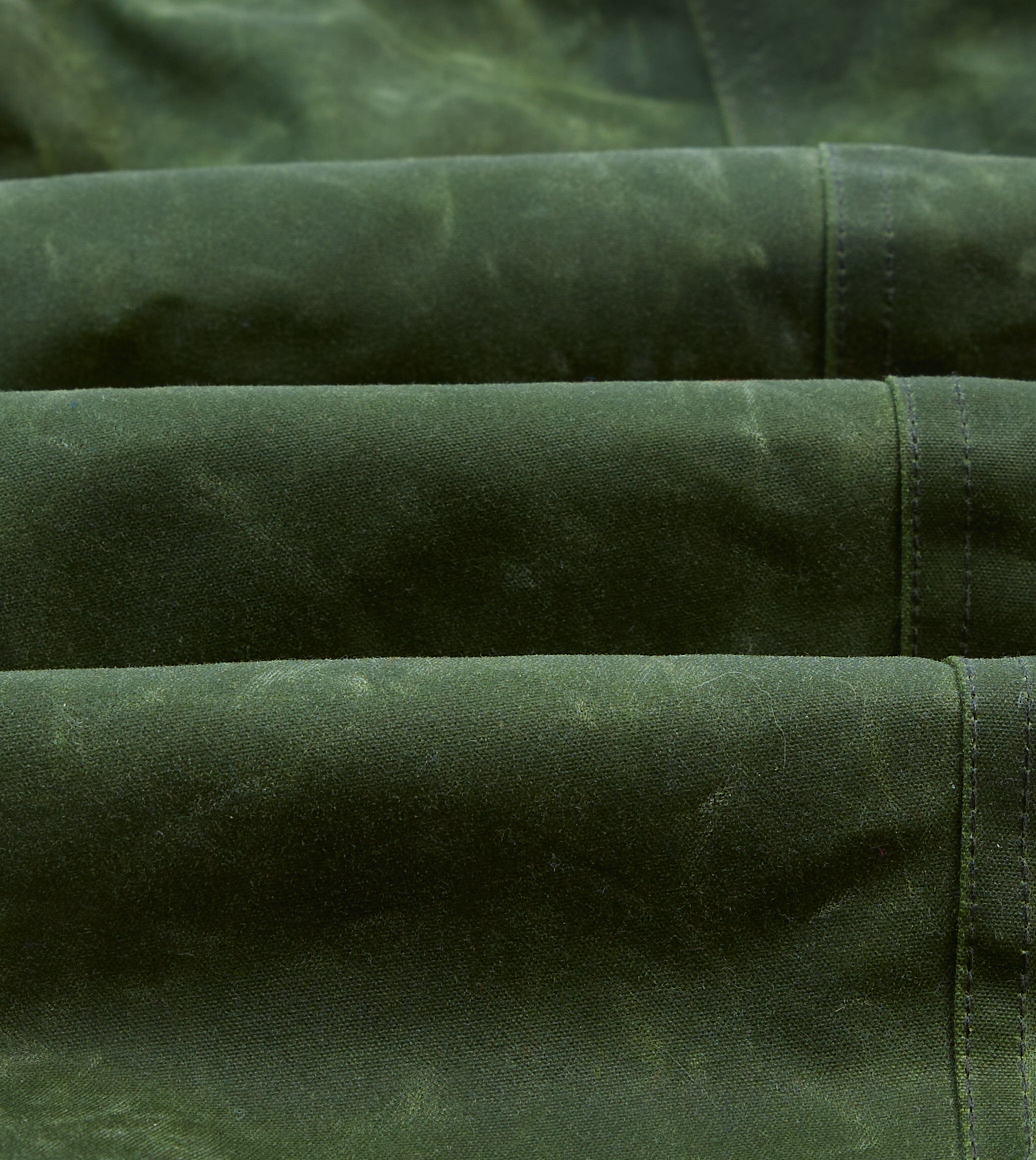 Green Waxed Cotton Barn Jacket