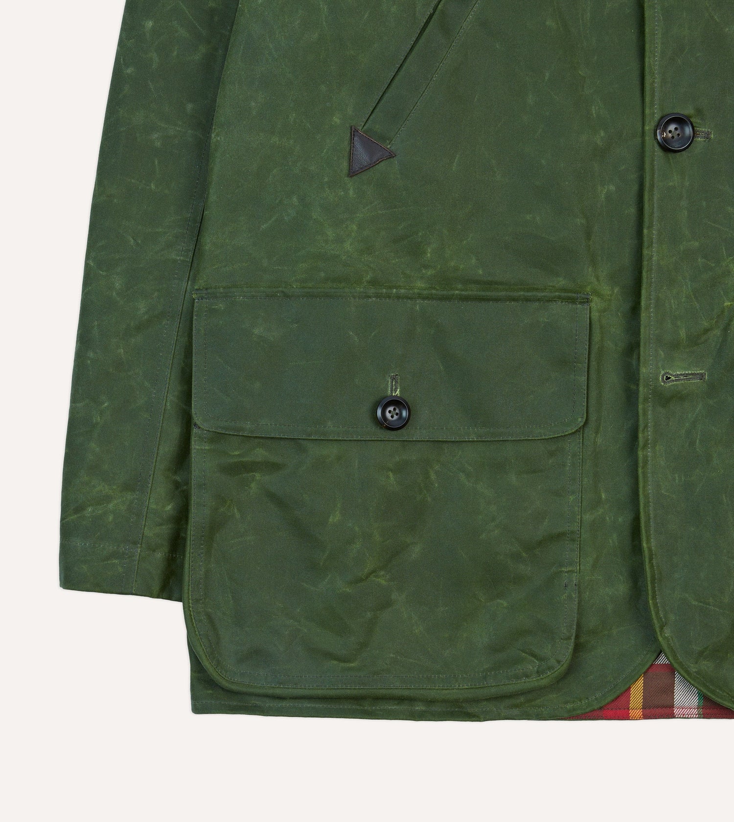 Green Waxed Cotton Barn Jacket