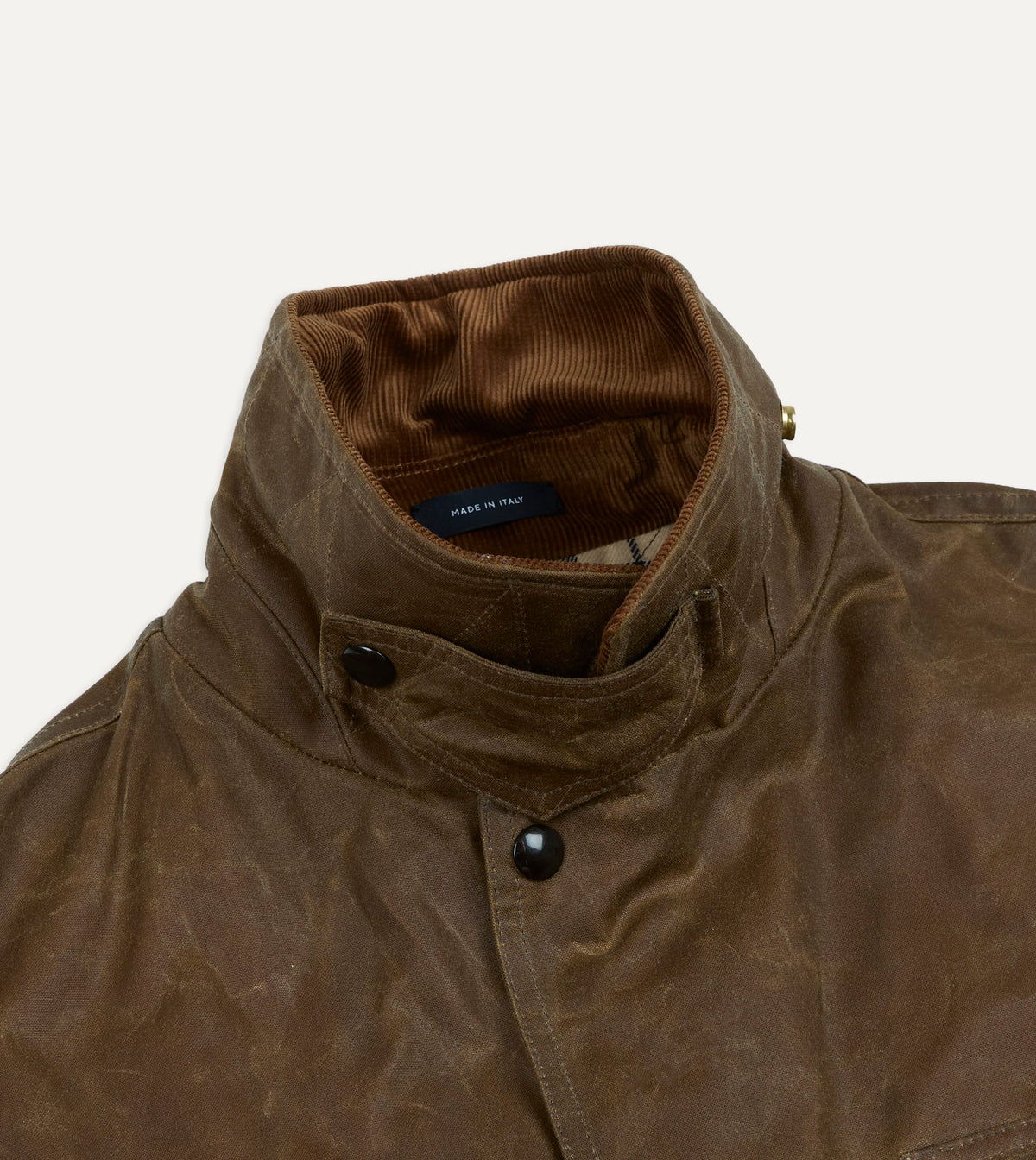 Brown Waxed Cotton Stable Jacket