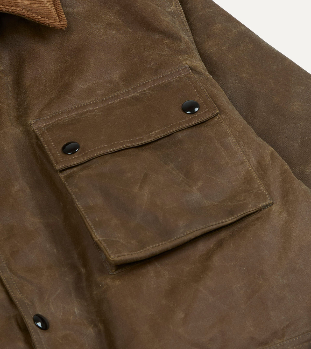 Brown Waxed Cotton Stable Jacket