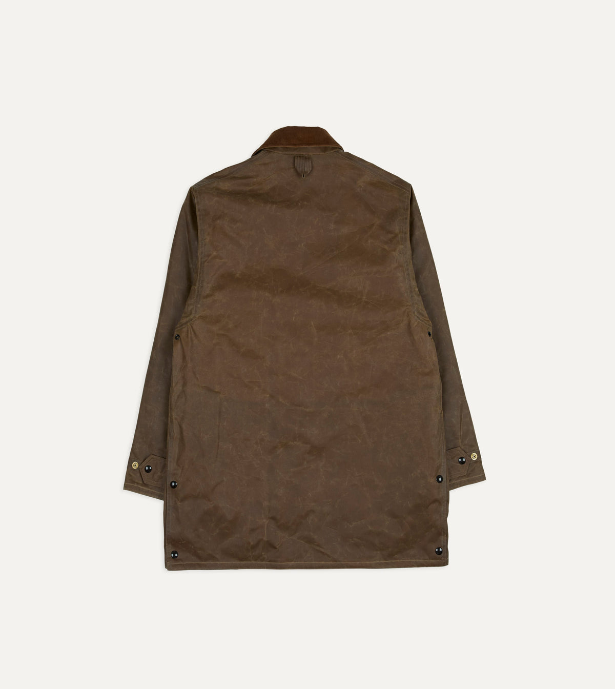 Brown Waxed Cotton Stable Jacket
