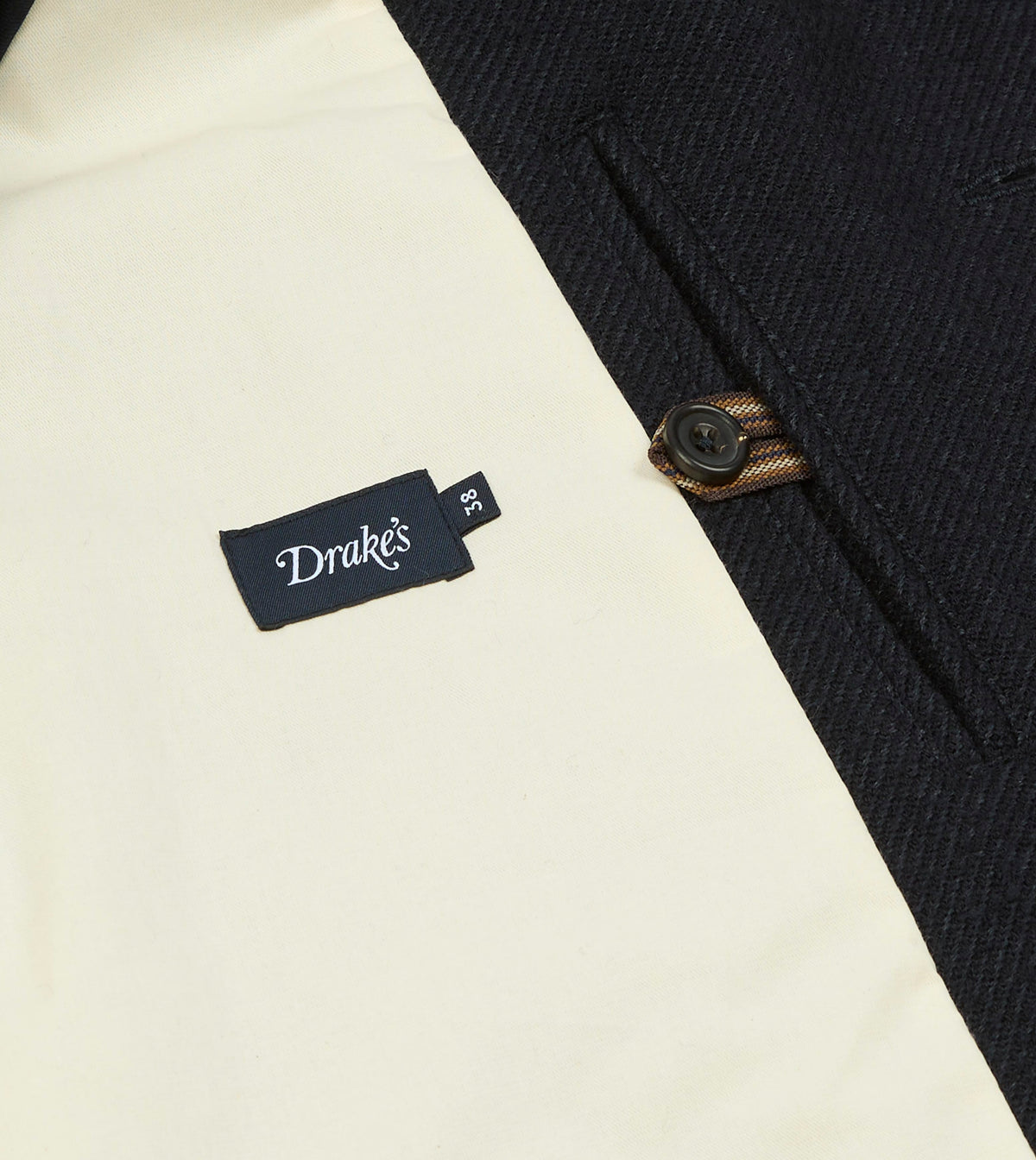 Navy Wool Car Coat