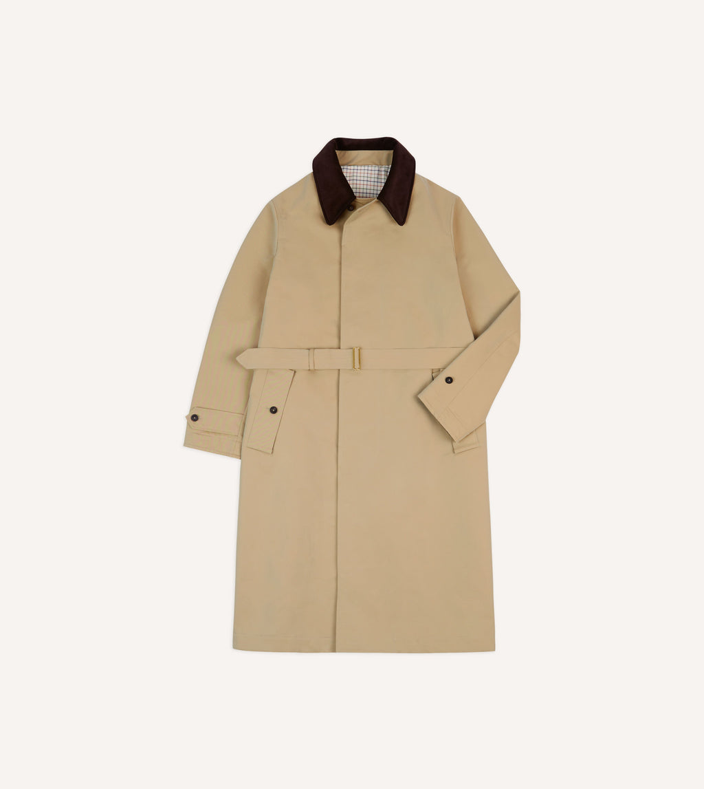 Drake's for Permanent Style Beige Rider's Raincoat – Drakes