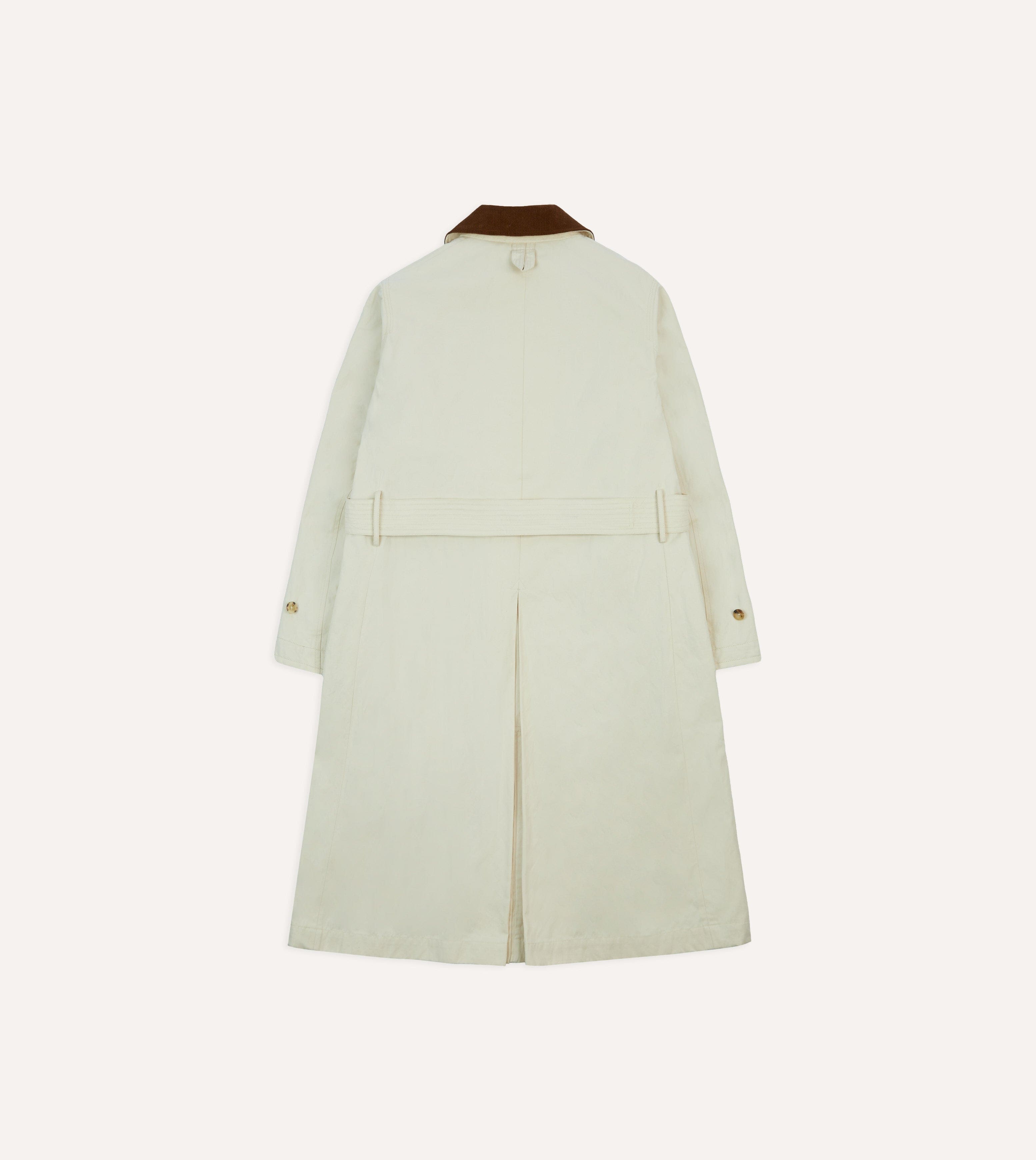 Ecru Cotton Dispatch Raincoat