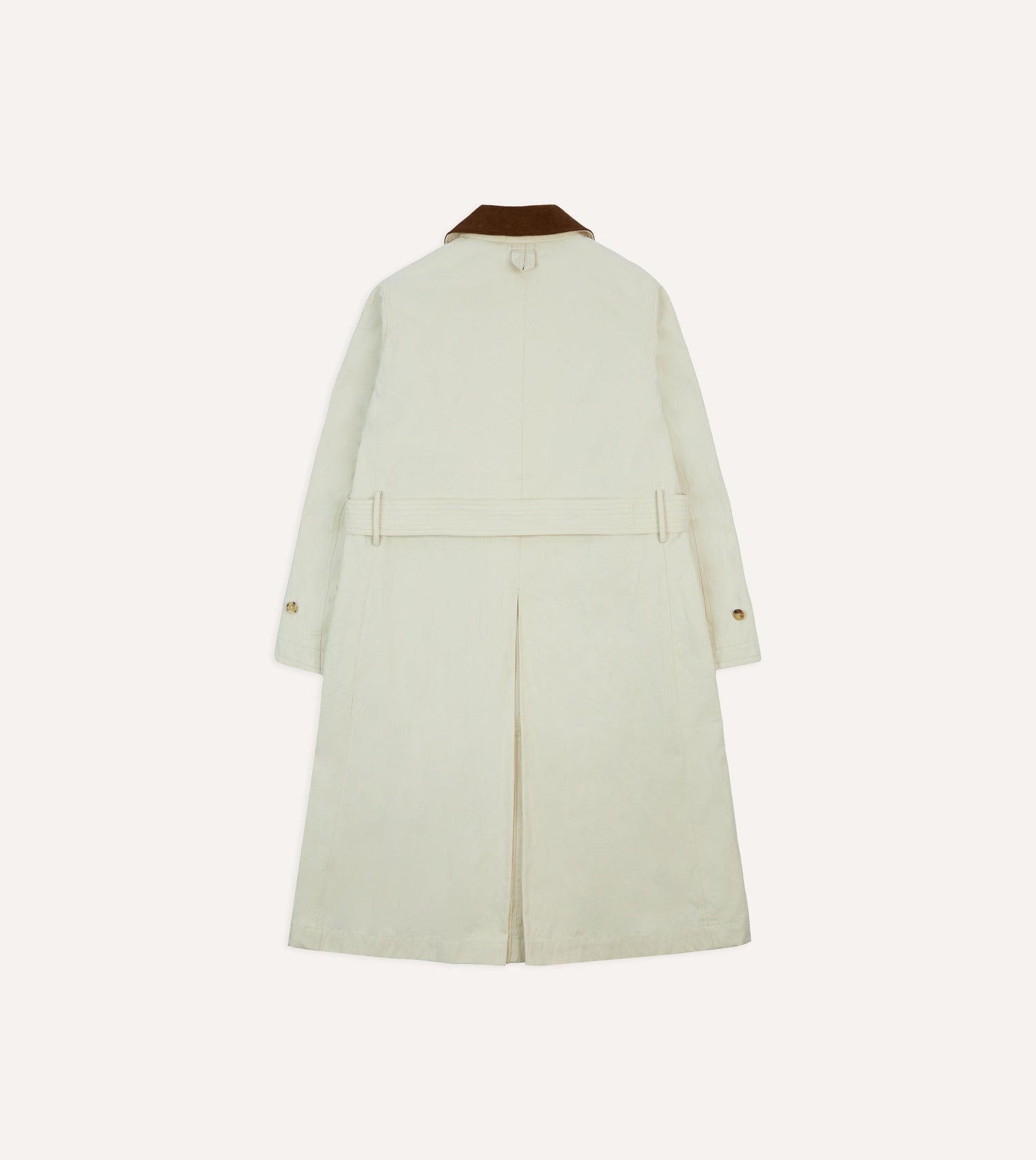 Ecru Cotton Dispatch Raincoat
