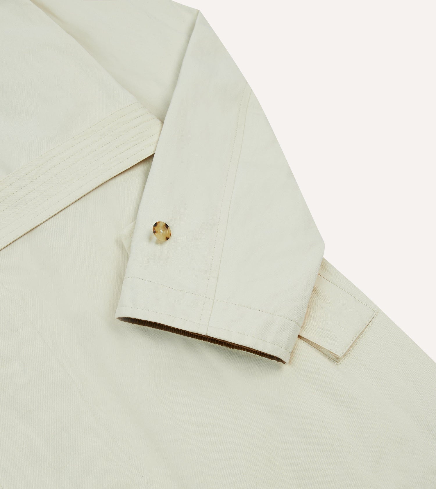 Ecru Cotton Dispatch Raincoat