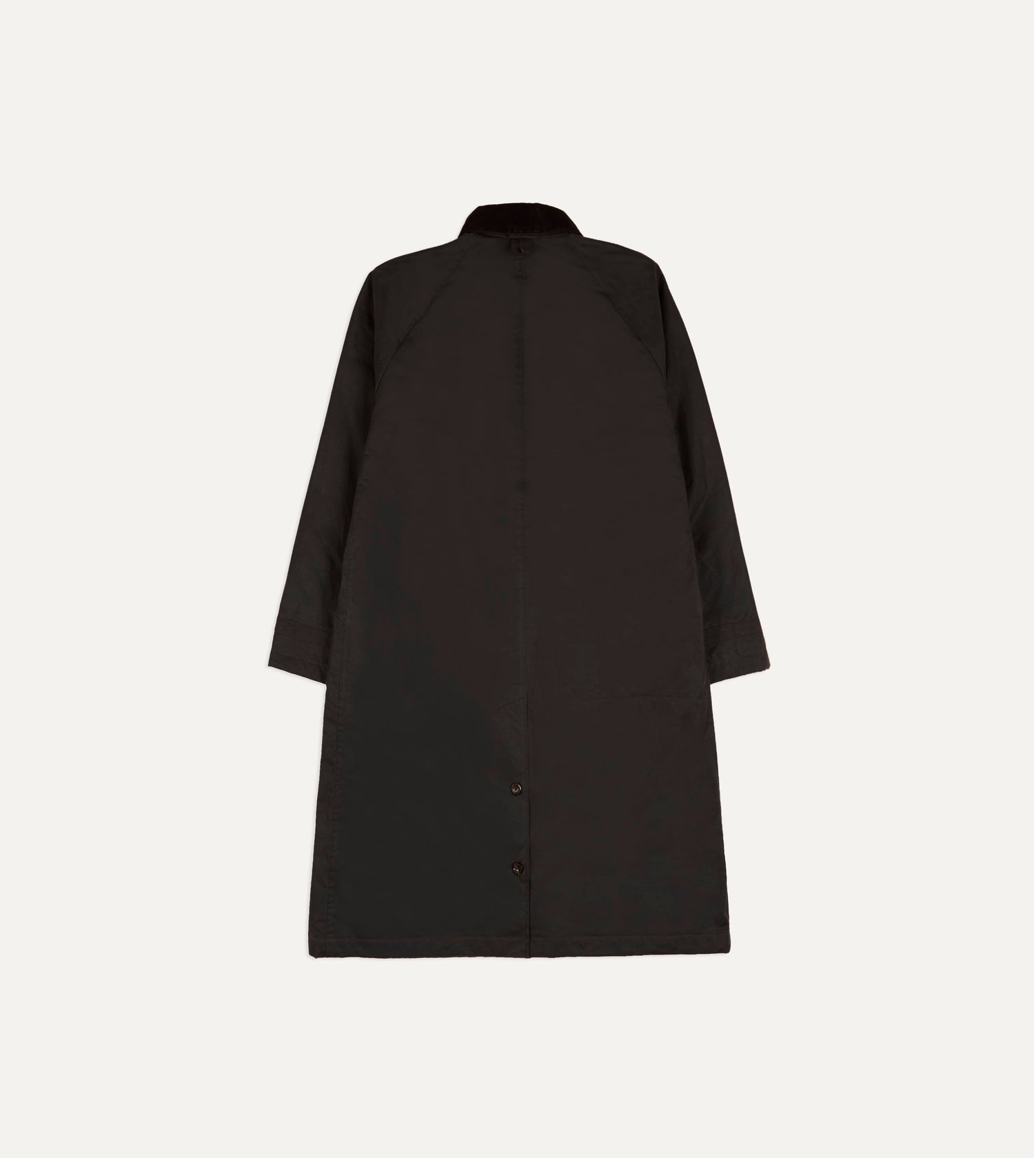 Brown Waxed Cotton Service Mac