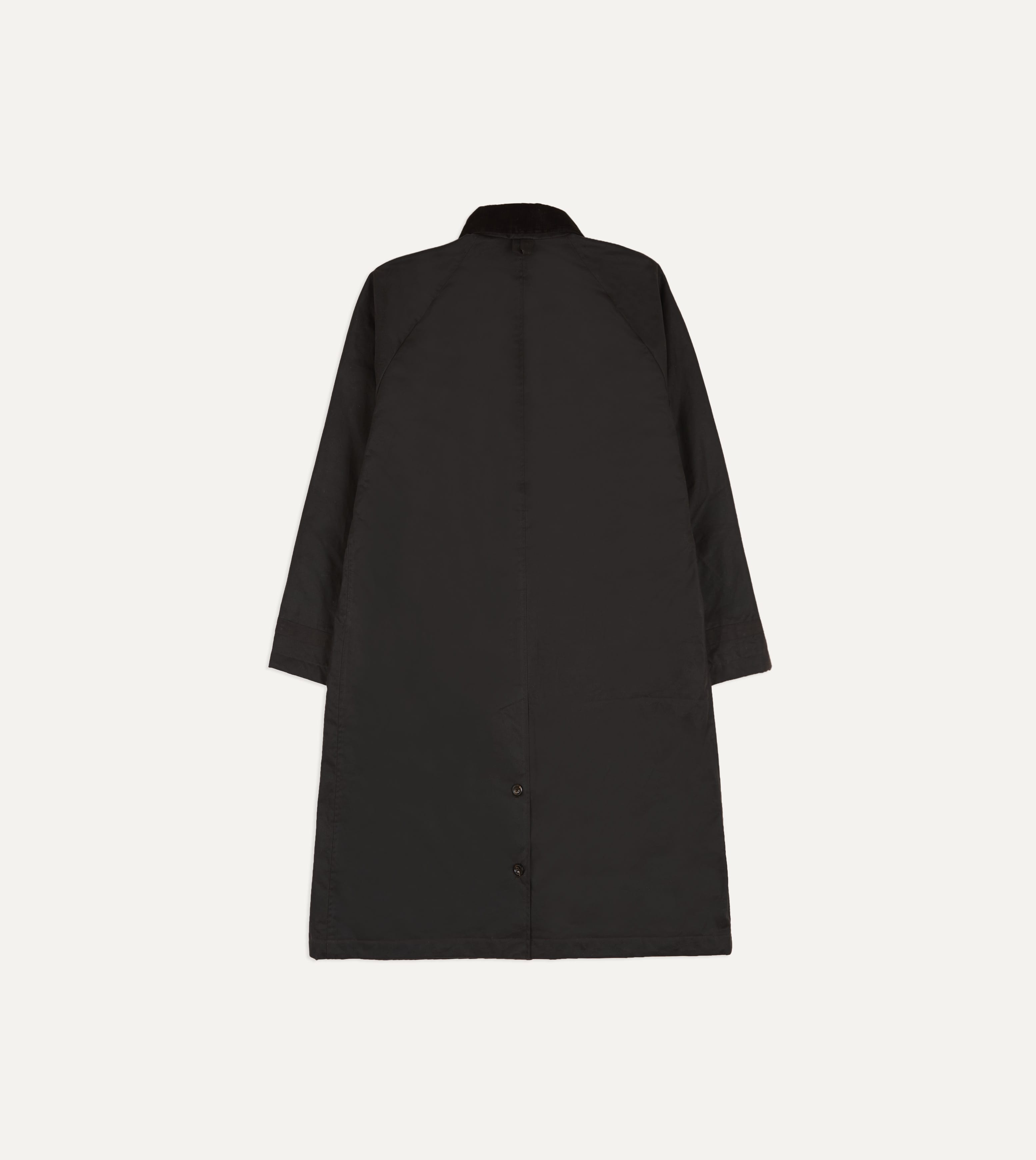 Brown Waxed Cotton Service Mac