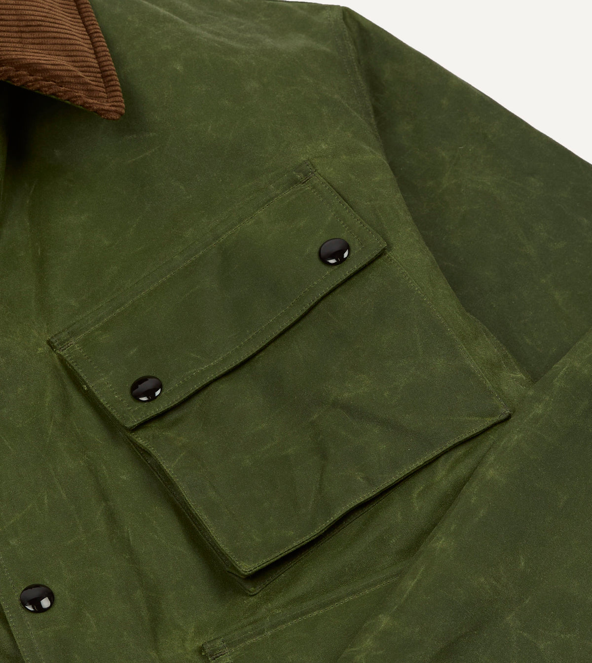 Light Green Waxed Cotton Wader Jacket