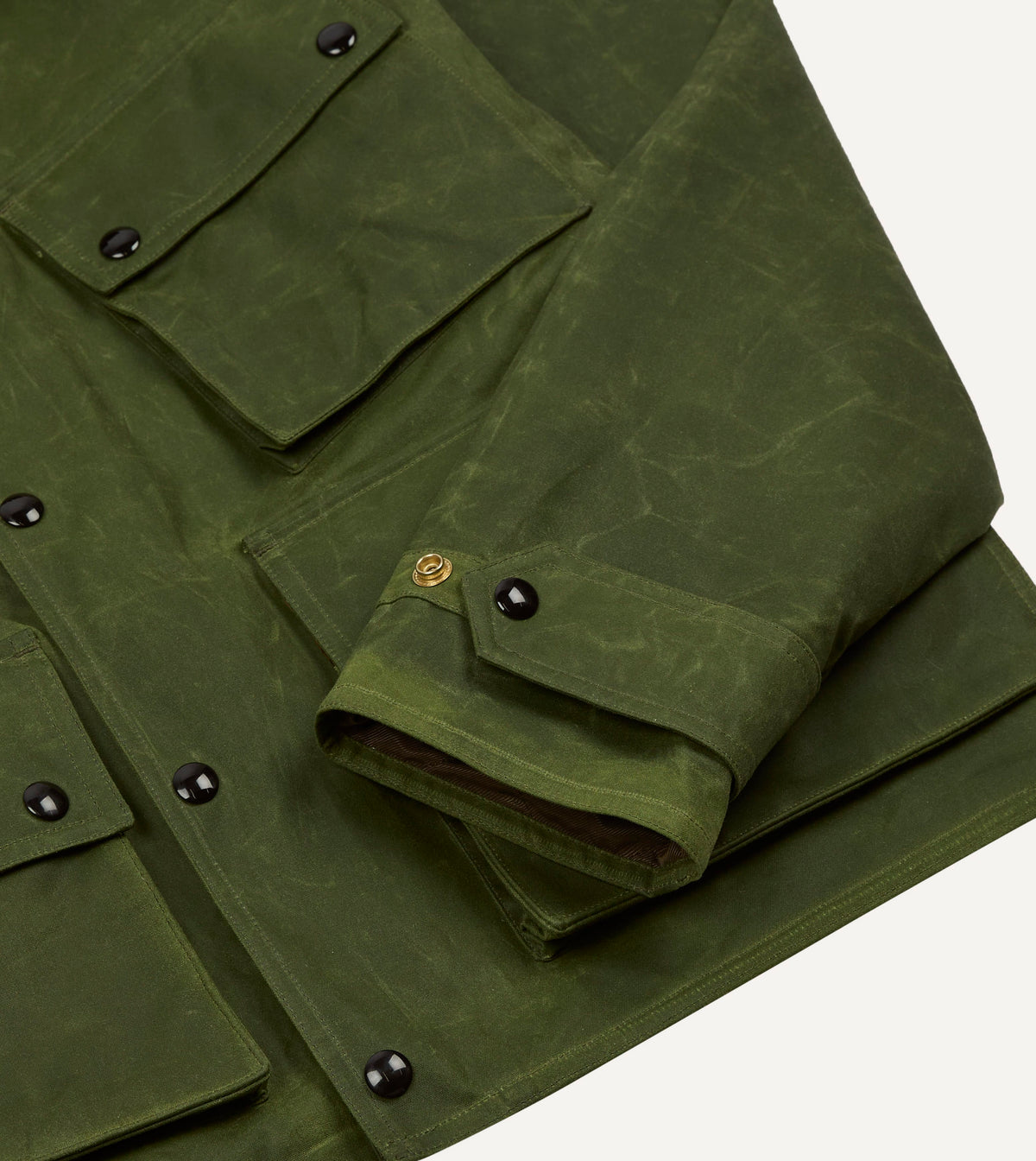 Light Green Waxed Cotton Wader Jacket