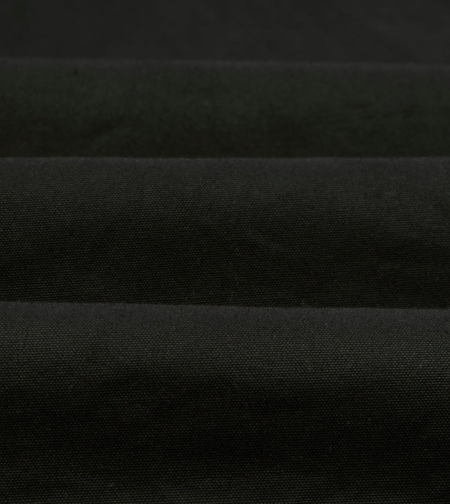 Black Waxed Coverall Jacket