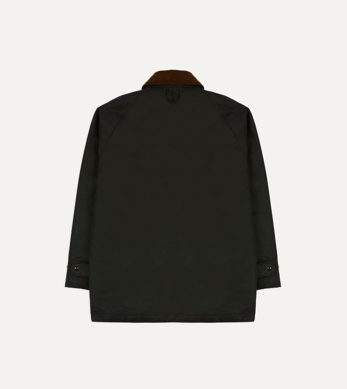 Black Waxed Coverall Jacket
