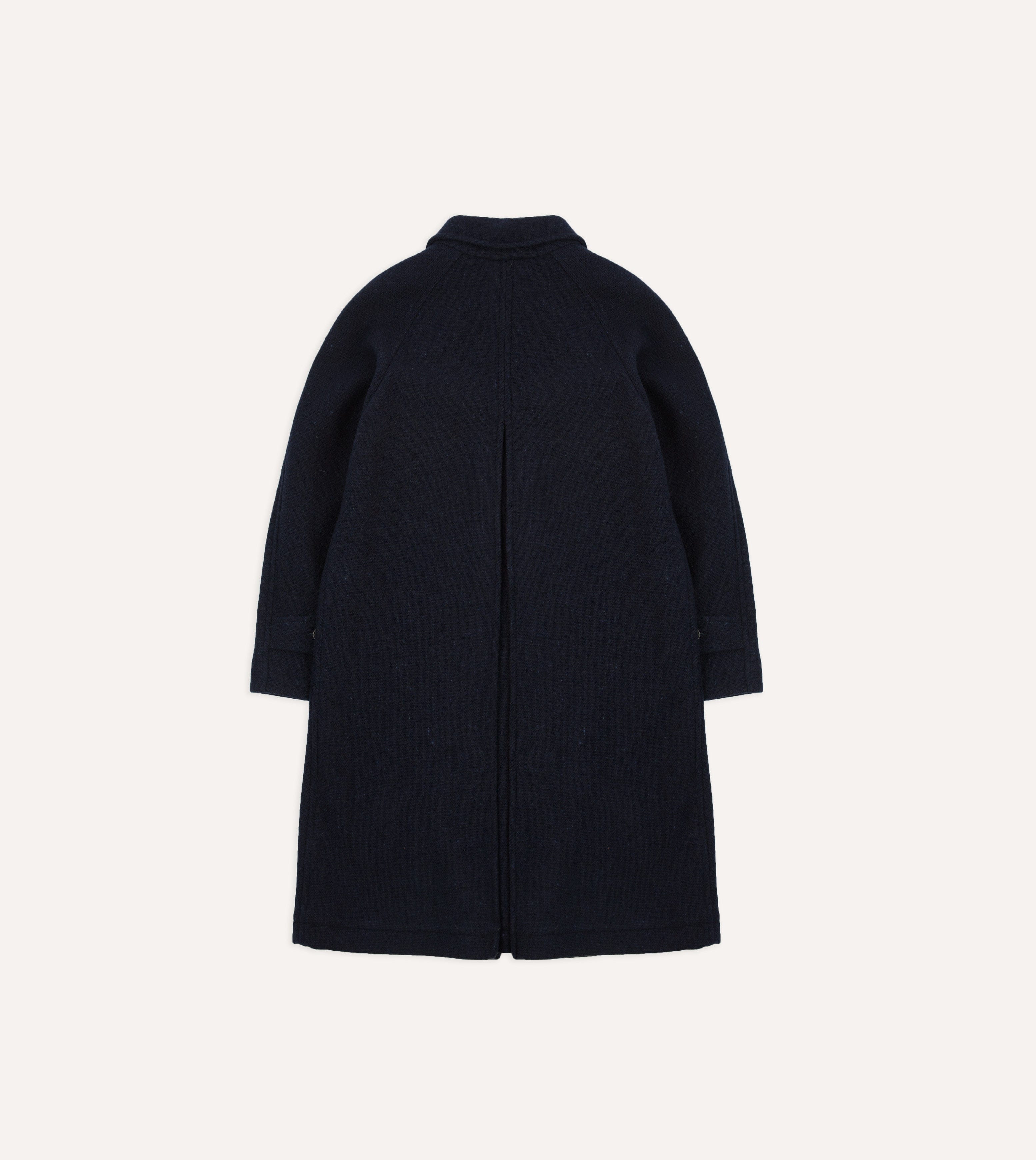 新品FLUID WOOL TRICOTINE SINGLE RAGLANCOAT INTÉRIM/インテリム】FLUID WOOL TRICOTINE SINGLE RAGLAN COAT