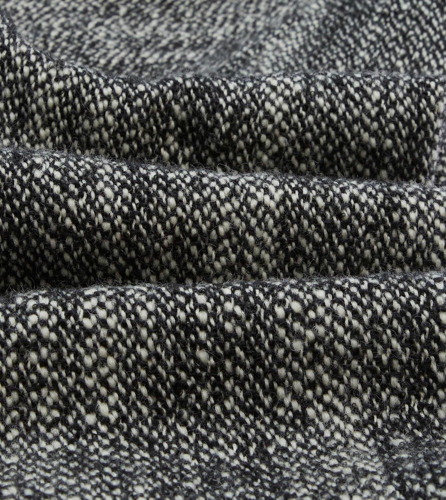 Salt and Pepper Wool Raglan Coat