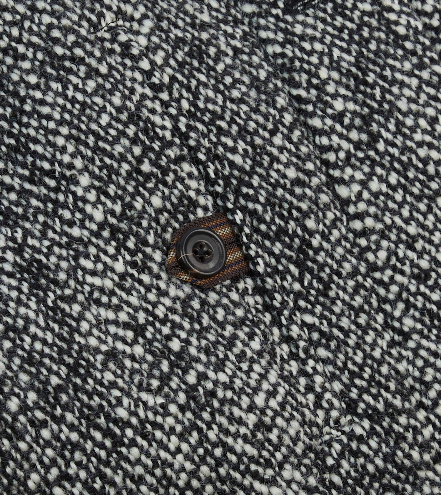 Salt and Pepper Wool Raglan Coat