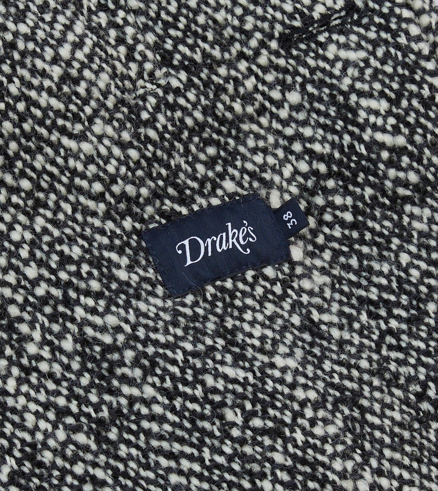 Salt and Pepper Wool Raglan Coat