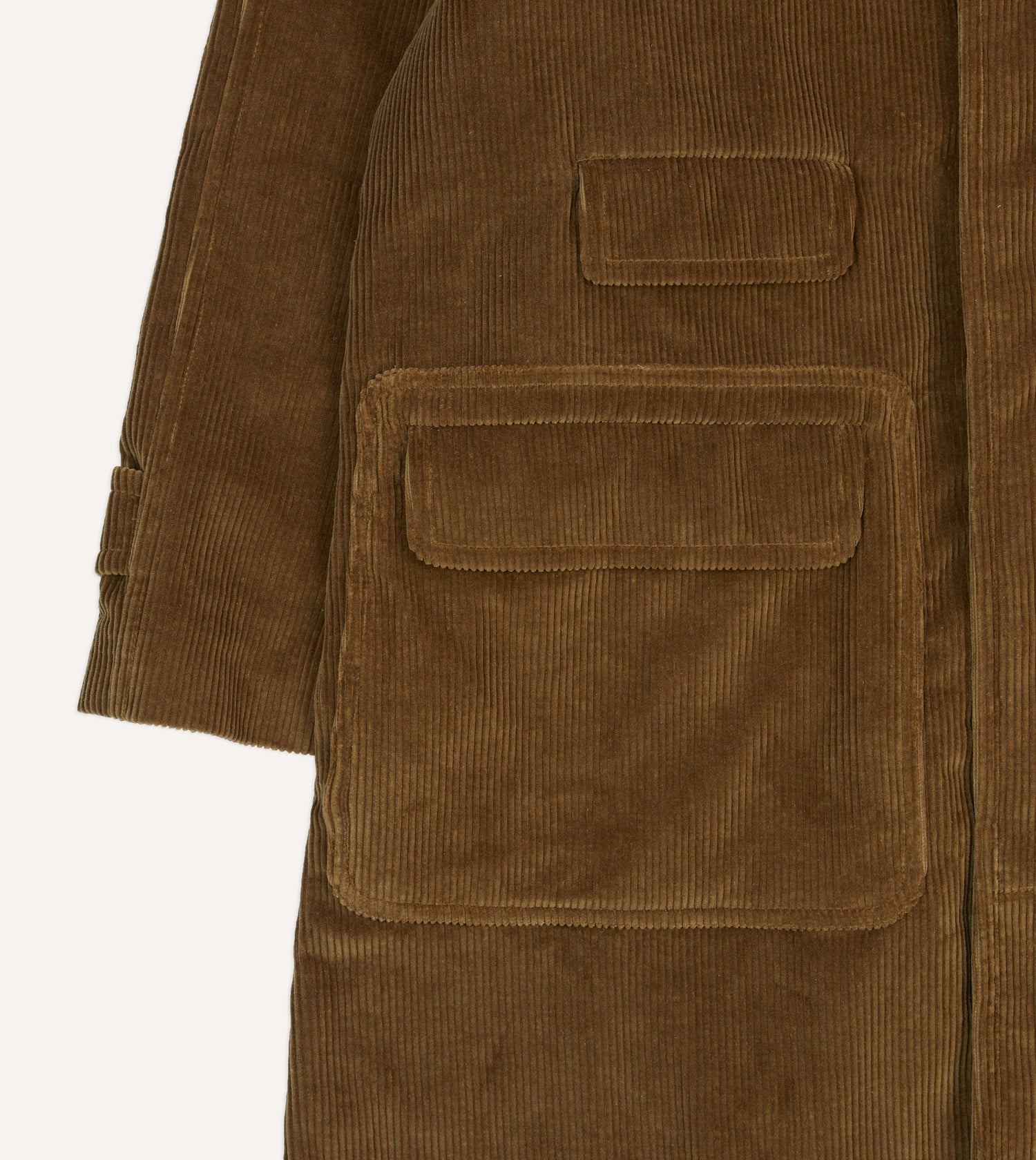 Tan Corduroy Raglan Coat