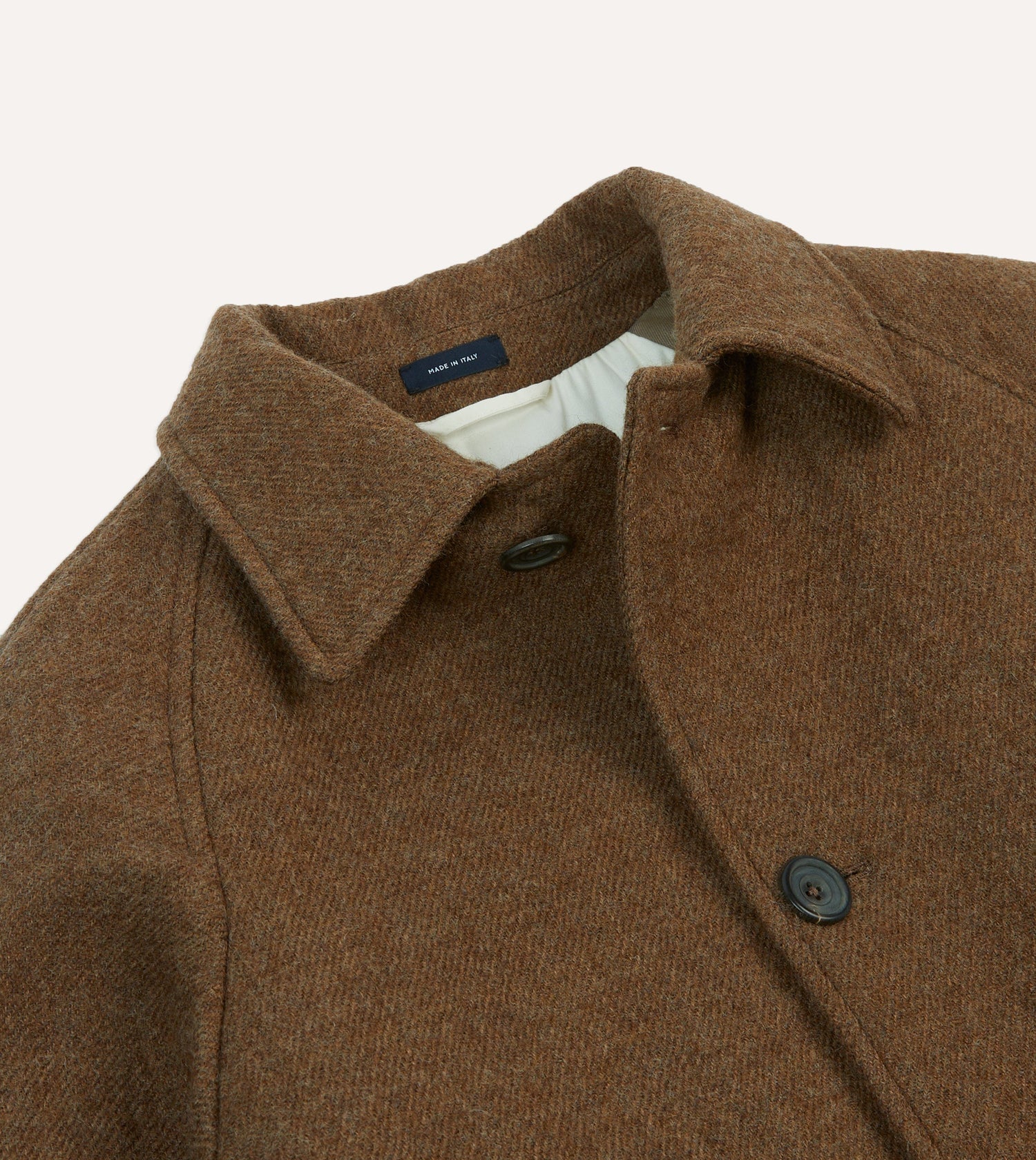 Brown Wool Car Coat